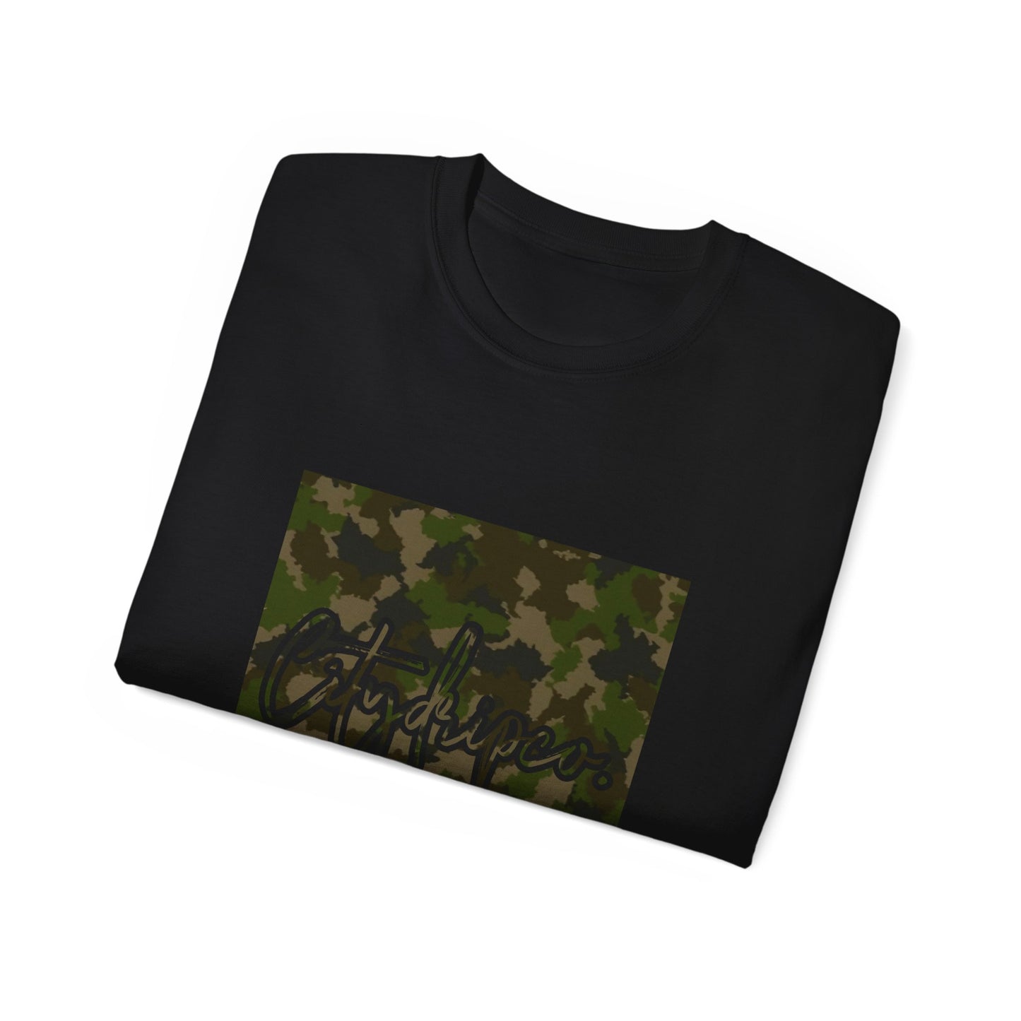 Citydripco. Camouflage Unisex Tee, Stylish Casual Wear, Streetwear Fashion, Gift for Him/Her, Outdoor Adventurer Apparel