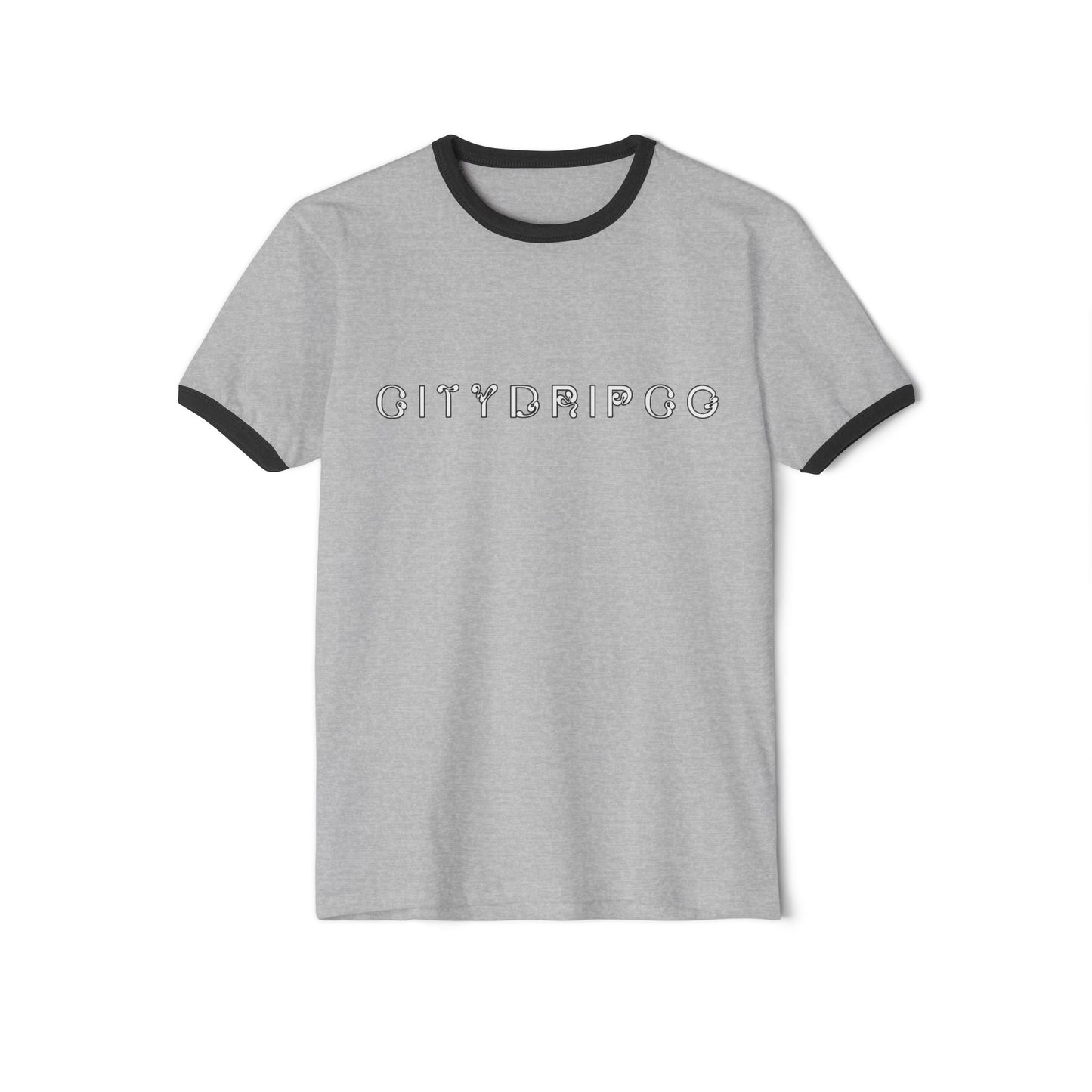 City Drip Co. Liquid Cotton Ringer T-Shirt - Casual Streetwear Style