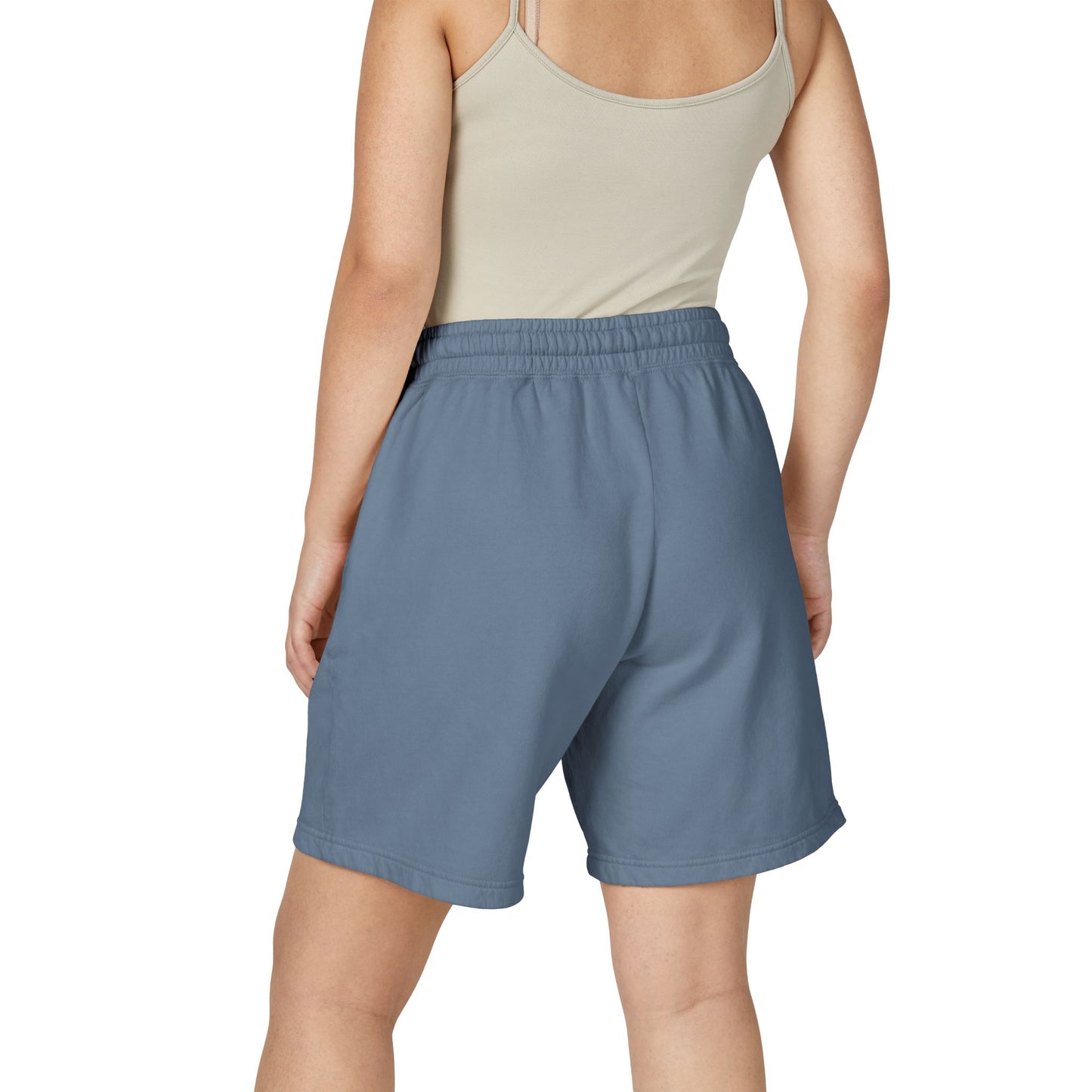 Lightweight Fleece Sweat Shorts — Garment-Dyed Casual Beach & Lounge Shorts