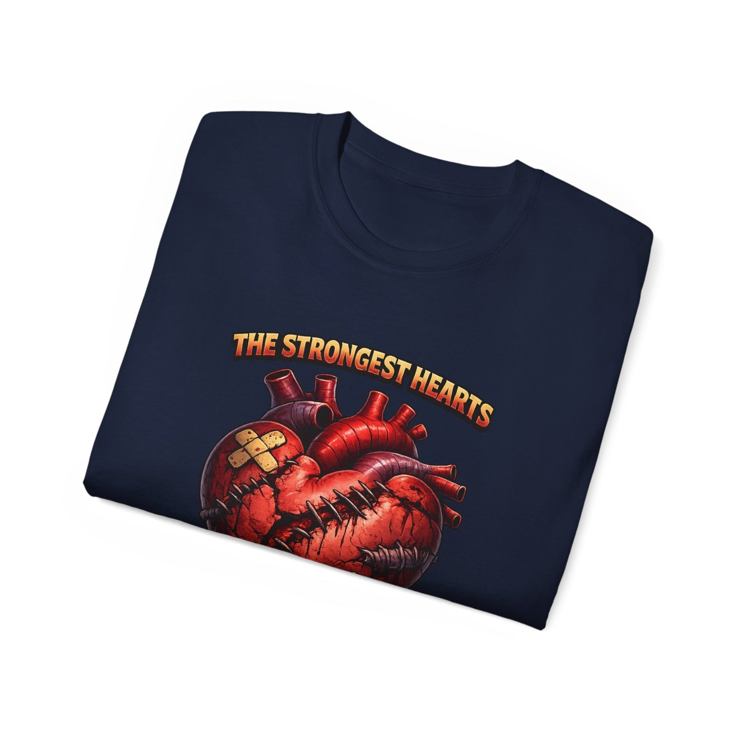 Citydripco — "The Strongest Hearts Have the Deepest Scars" Anatomical Heart Design