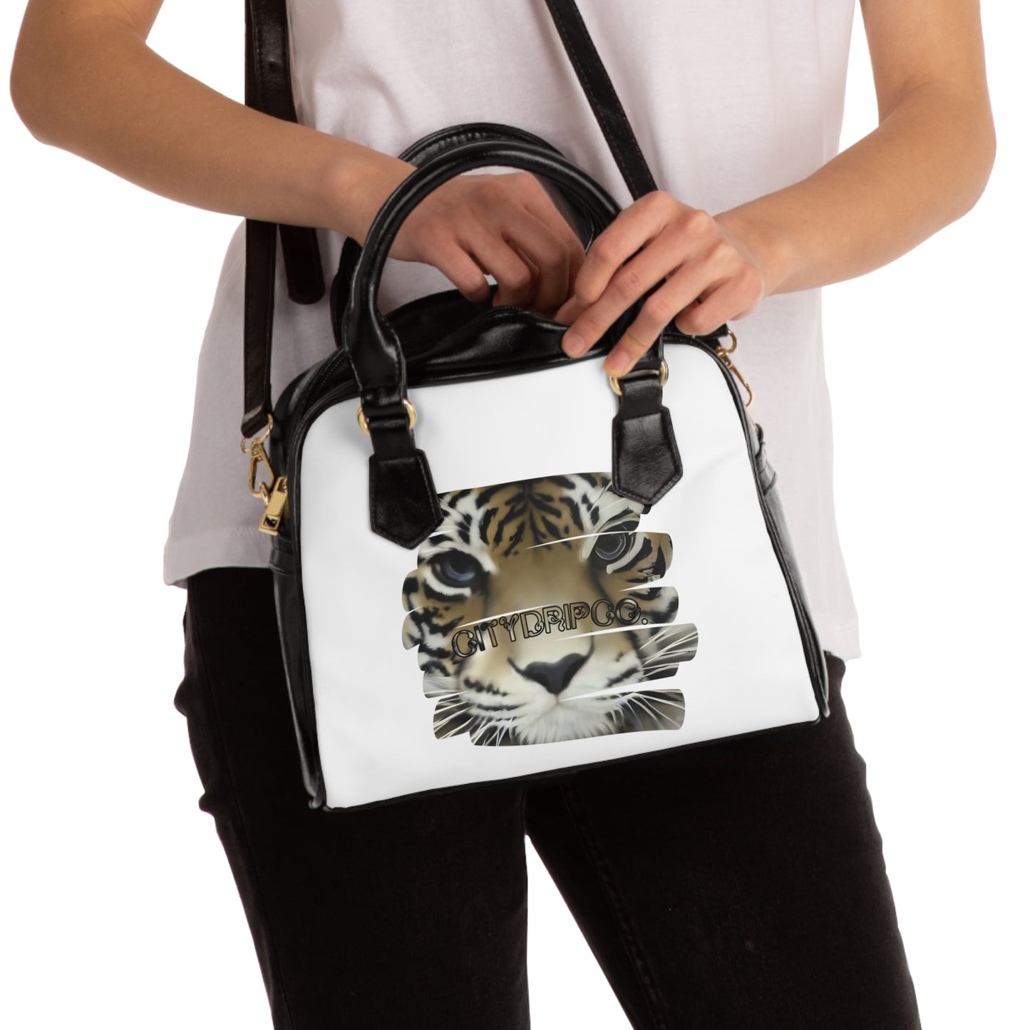 City Tiger Shoulder Handbag for Fashion Lovers
