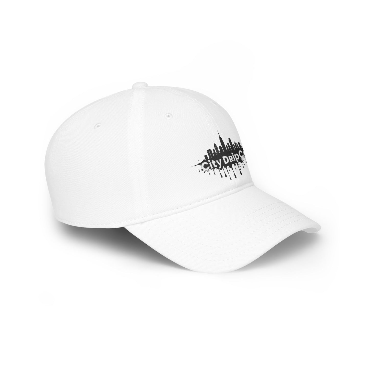 Citydripco. Black City Low Profile Baseball Cap - Trendy Urban Style Hat