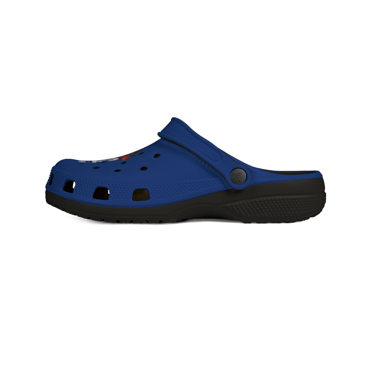Mens Citydripco. Red & Blue City Foam Rubber Clogs - Comfortable & Stylish Slip-Ons