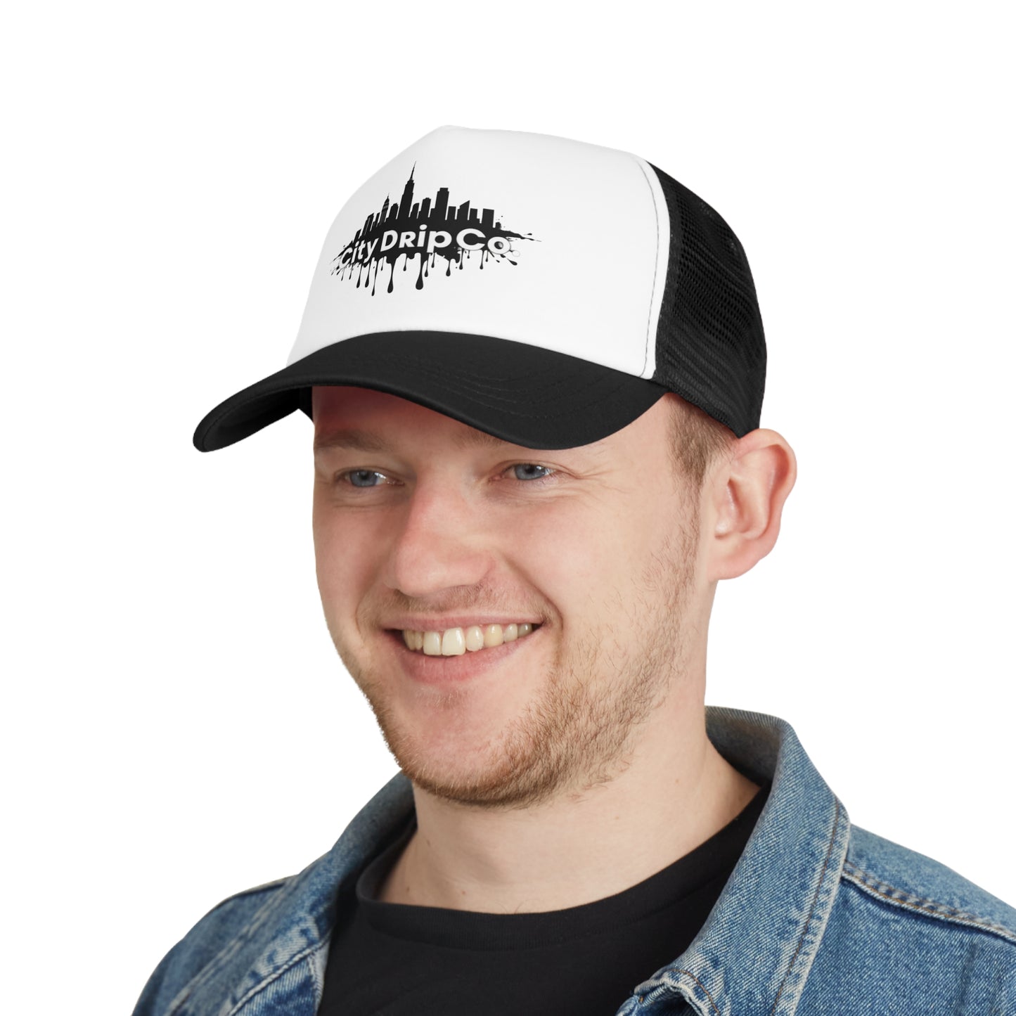 Citydripco. Black City Mesh Cap - City Drip Co Design