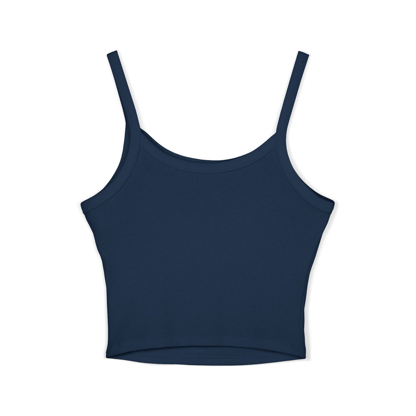 City C Cityscape Crop Top — Women's Spaghetti Strap Tank with Urban Skyline Graphic