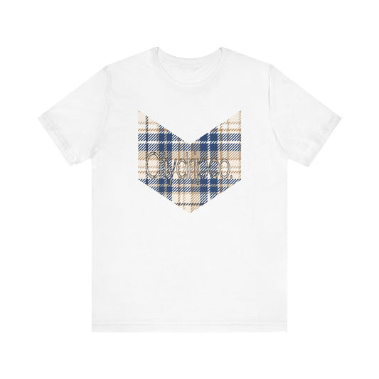 Citydripco. Plaidly Blue Short Sleeve Tee - Casual Comfort Wear