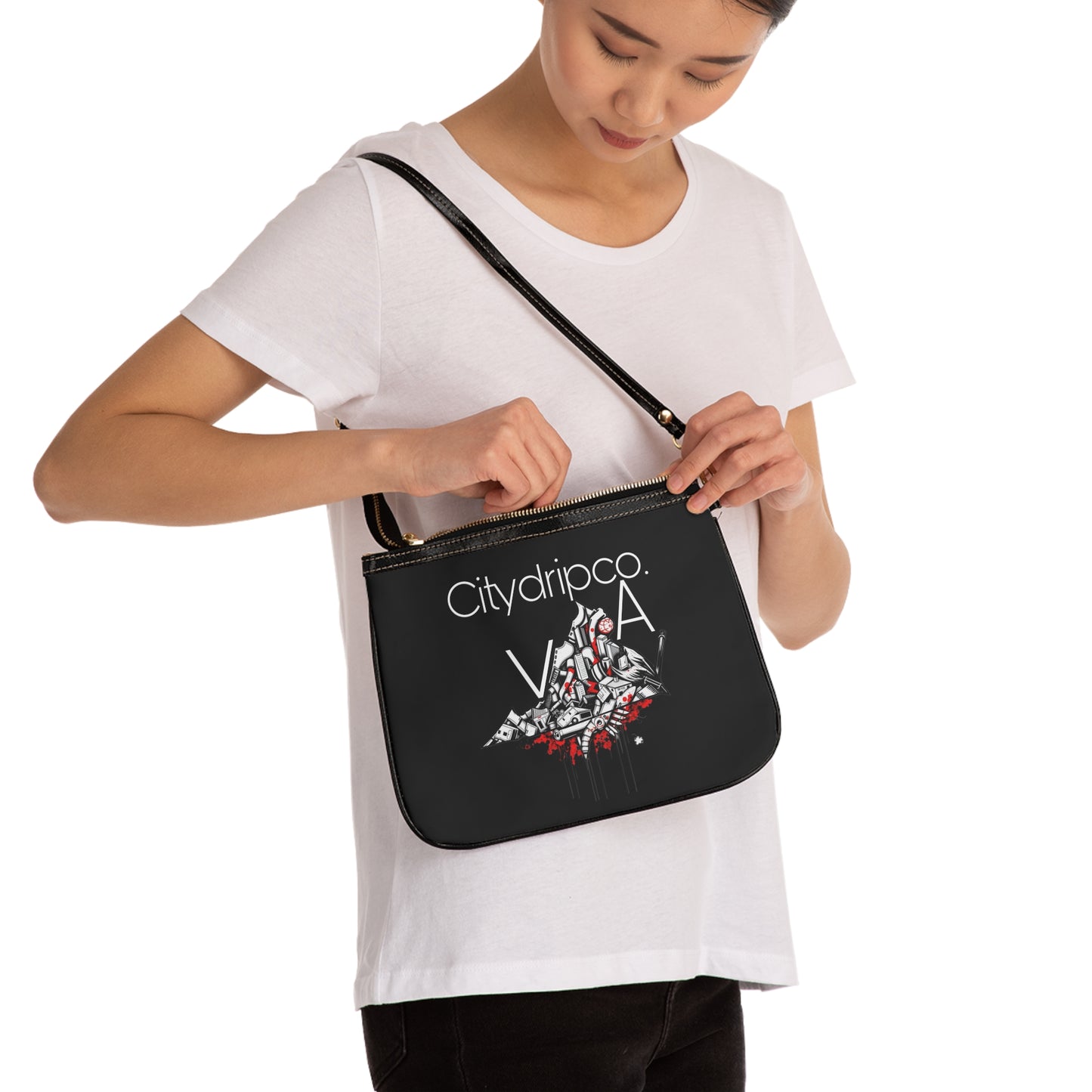 Womens Citydripco. Virginia Small Shoulder Bag - Trendy Mini Bag for Urban Style, Perfect for Everyday Use