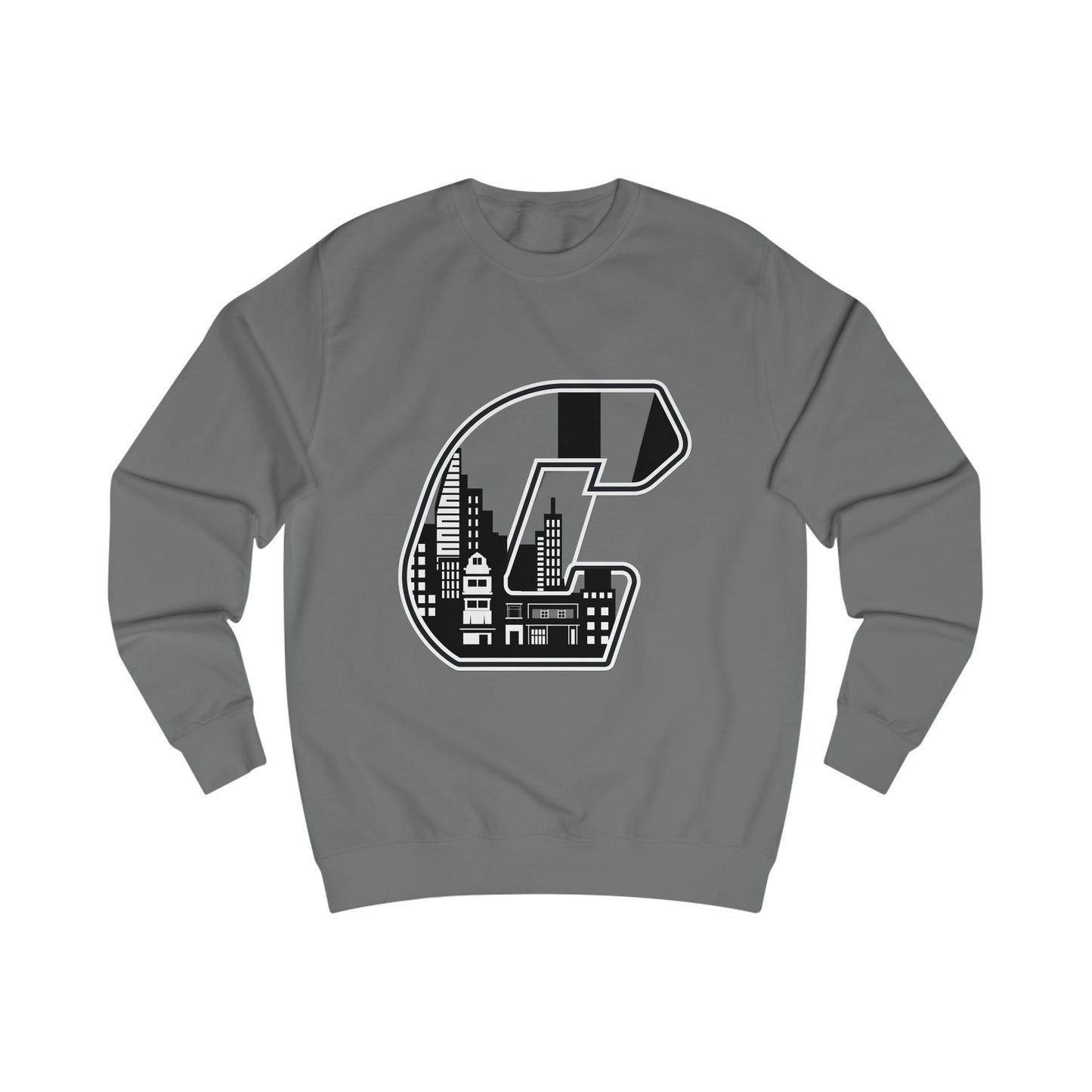 City C Graphic Unisex Sweatshirt - Cozy Urban Style