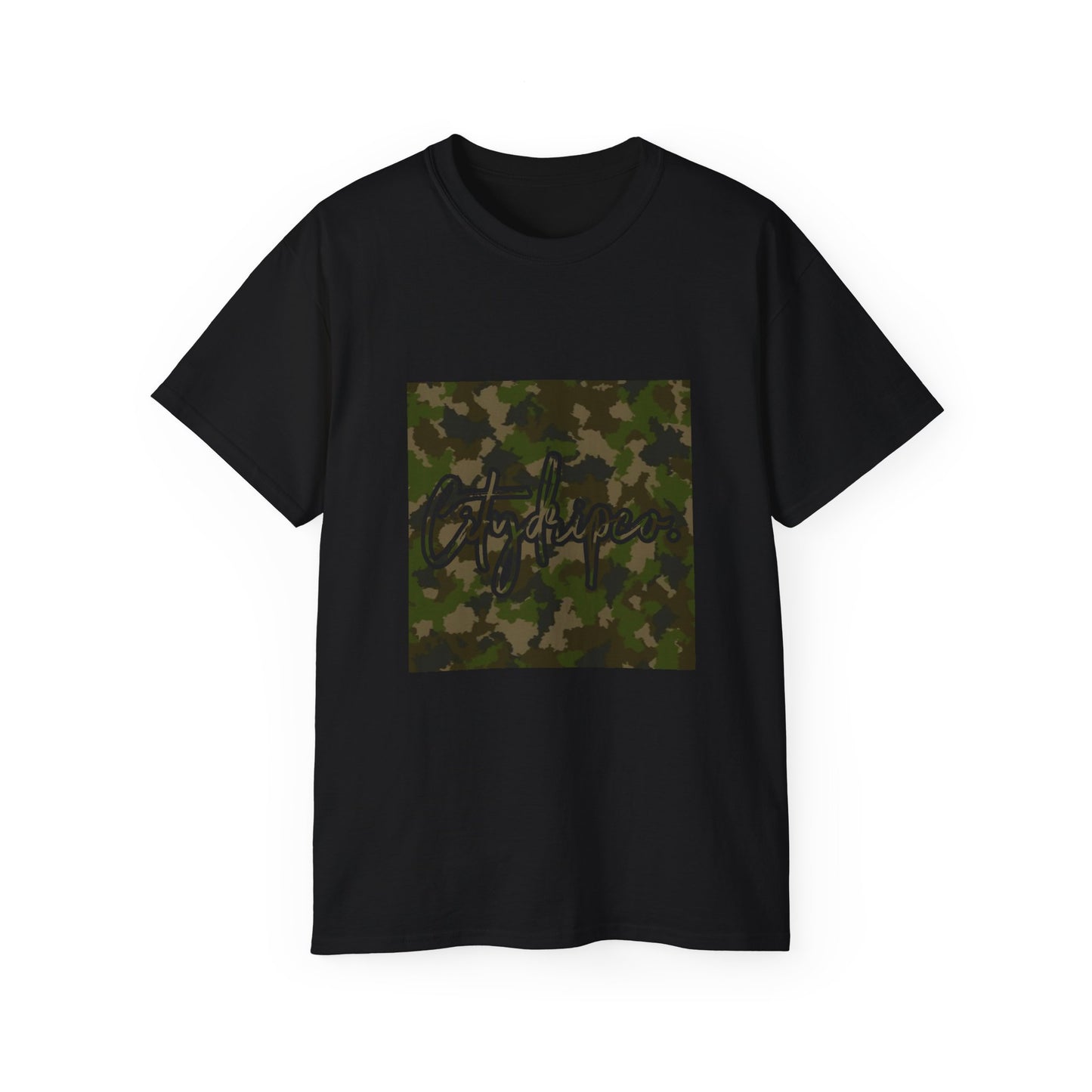 Citydripco. Camouflage Unisex Tee, Stylish Casual Wear, Streetwear Fashion, Gift for Him/Her, Outdoor Adventurer Apparel