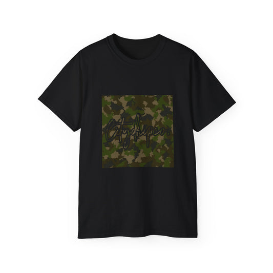 Citydripco. Camouflage Unisex Tee, Stylish Casual Wear, Streetwear Fashion, Gift for Him/Her, Outdoor Adventurer Apparel