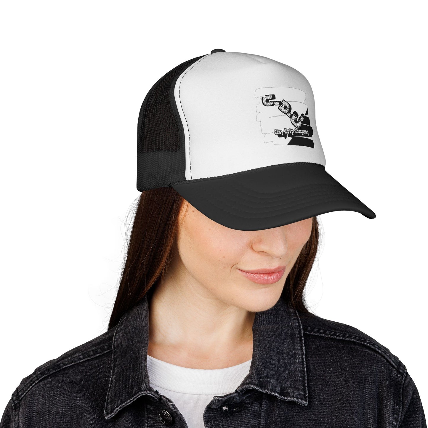 Vintage Grunge 'Good Vibes' Trucker Cap