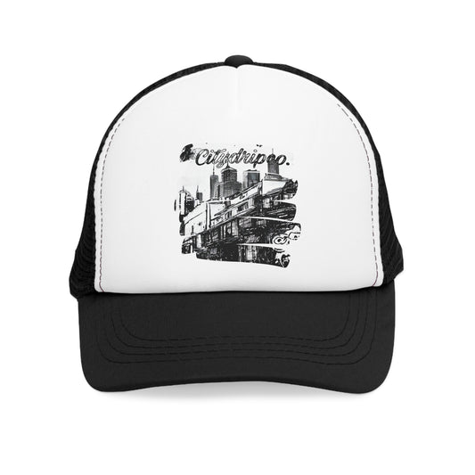 Citydripco. Urban Graffiti Mesh Cap - Stylish Trucker Hat for Everyday Wear