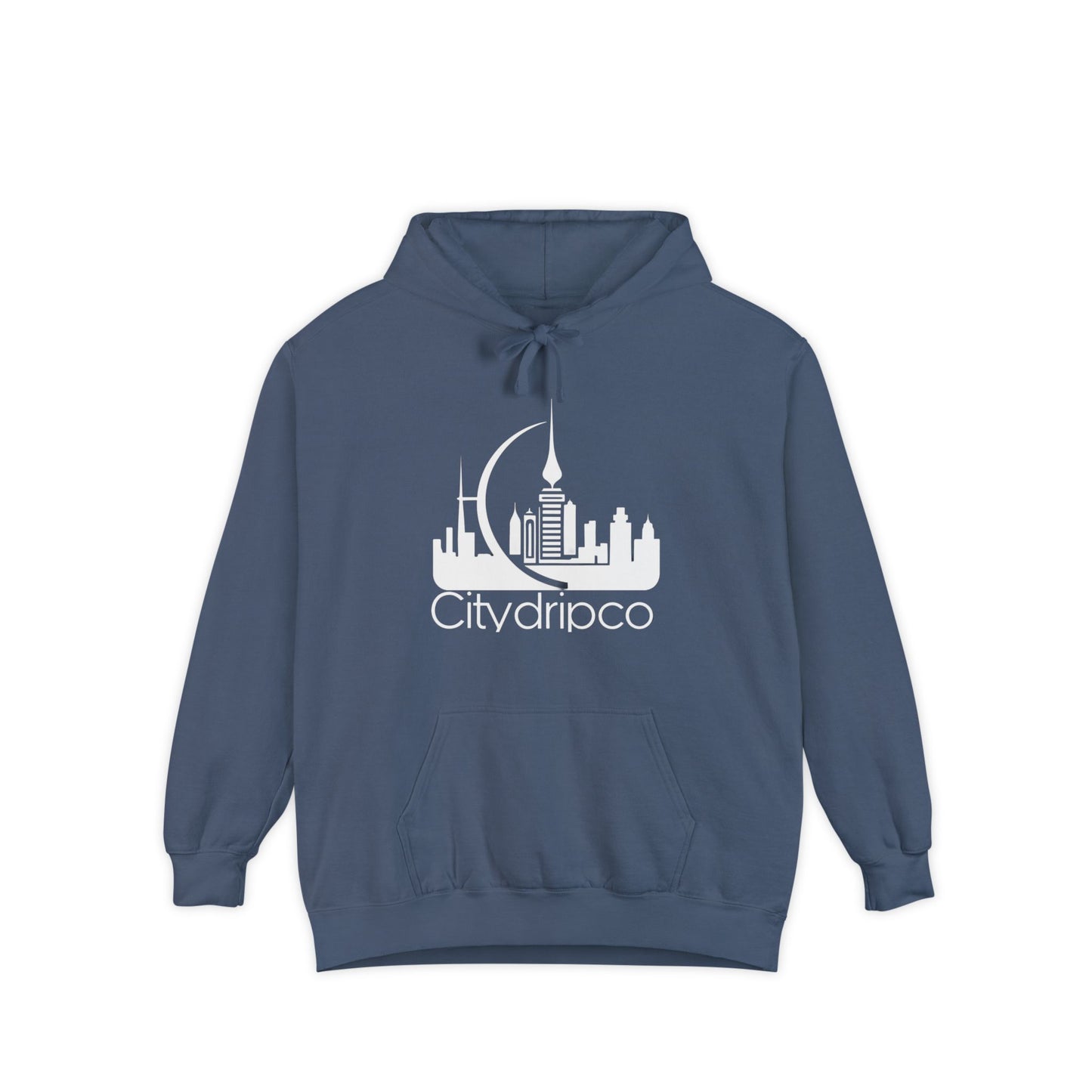 A Citydripco. Comfortable Unisex Garment-Dyed Hoodie for Everyday Wear, Casual Streetwear, Gift for Him or Her, Perfect for Fall and Winter