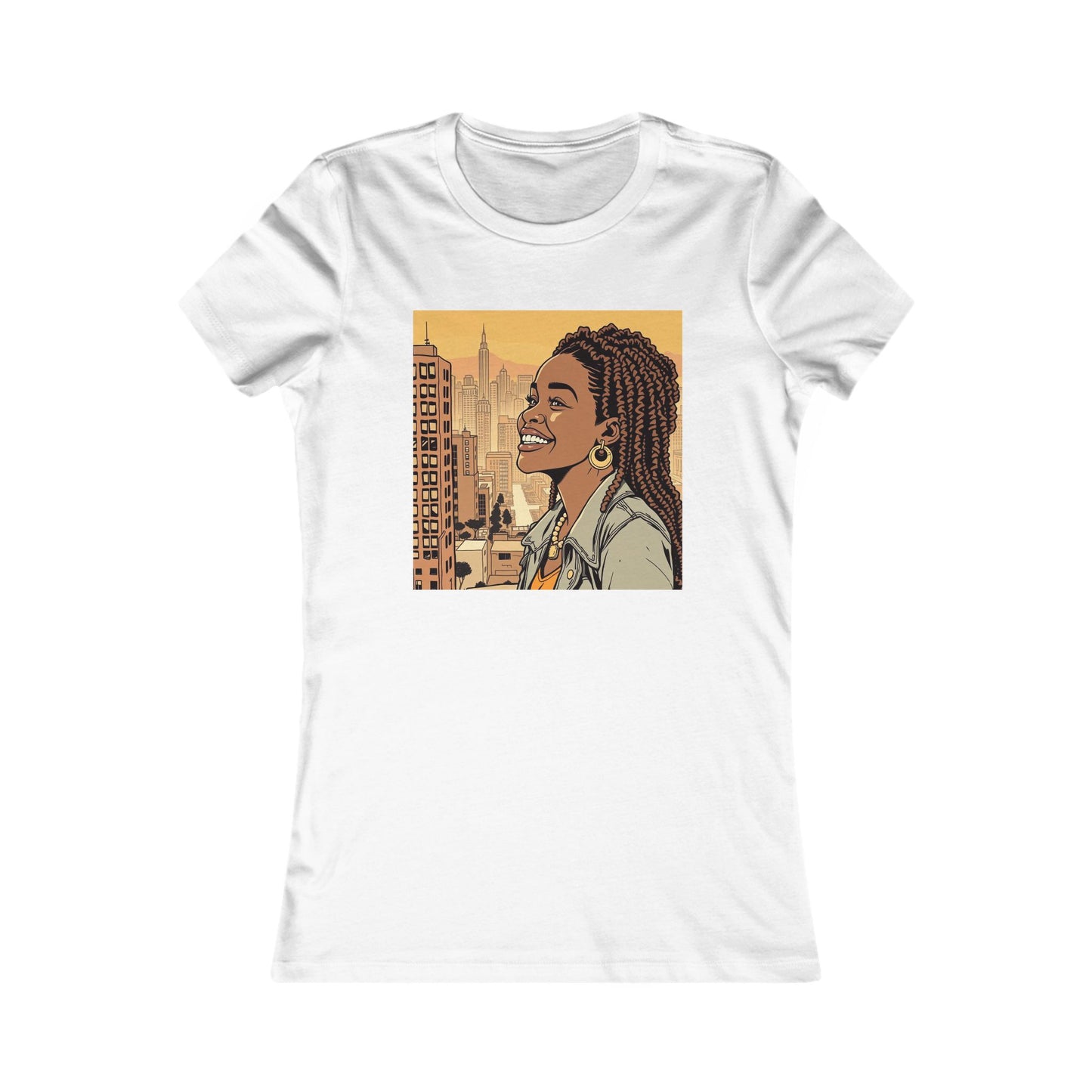 Pretty Loc  Women's Favorite Tee - Joyful City Vibes