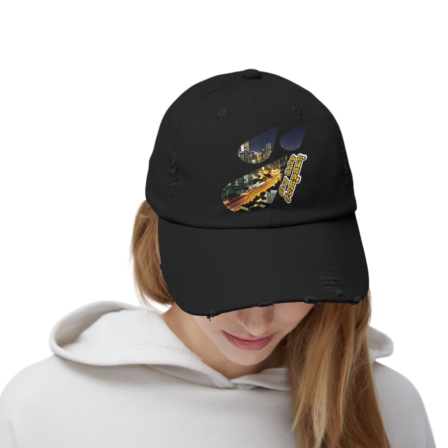Citydripco. City Drip Unisex Distressed Cap