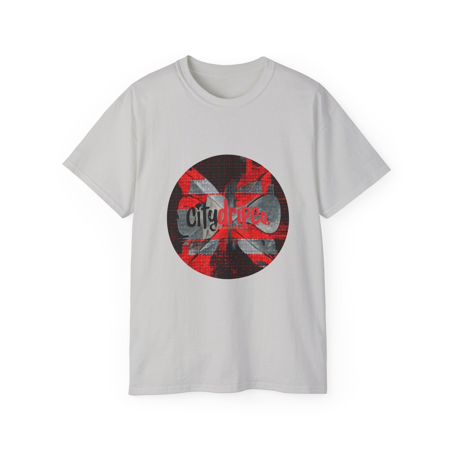Citydripco. Red Flag Urban Style Graphic Tee - City Vibes Unisex Cotton T-Shirt, Streetwear Fashion, Casual Wear, Gift for Him/Her, Summer Outfit