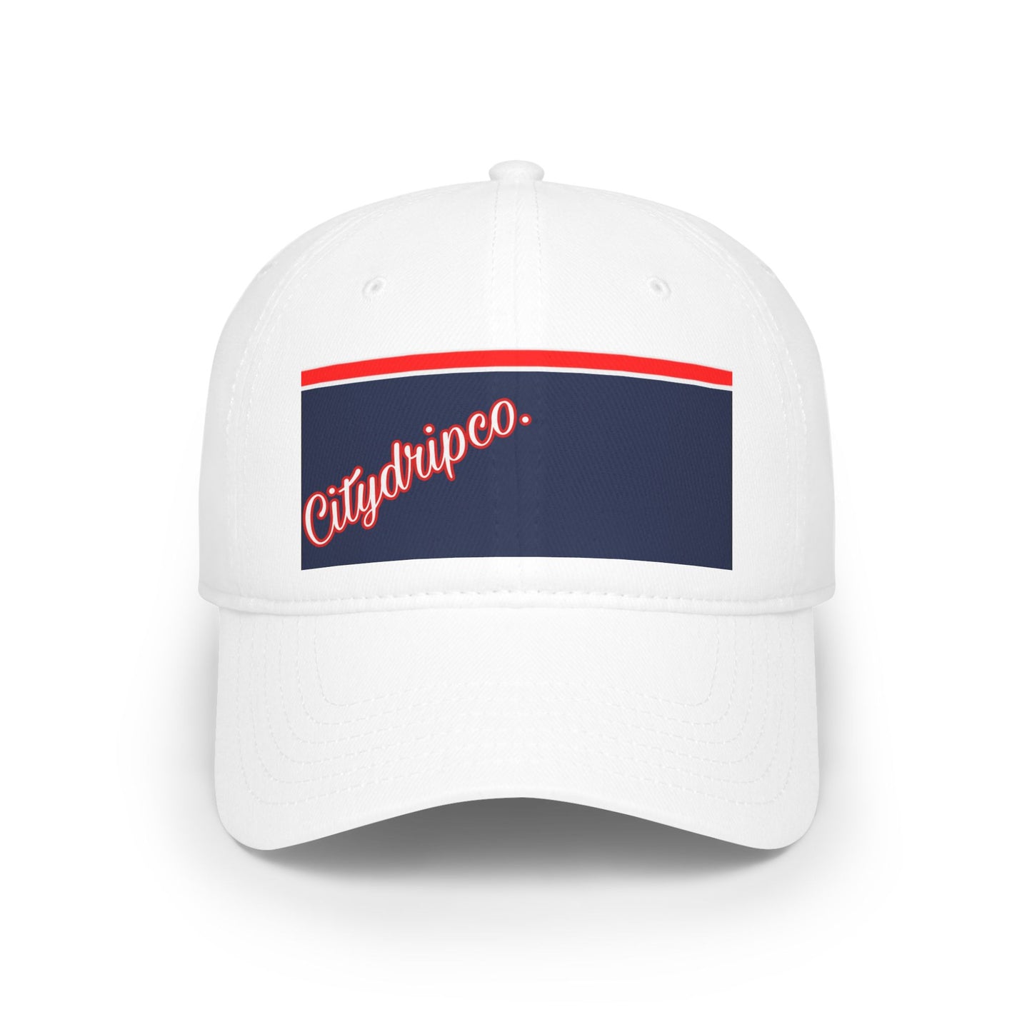 Citydripco. Old Skool Low Profile Baseball Cap - Casual Style for Everyday Wear