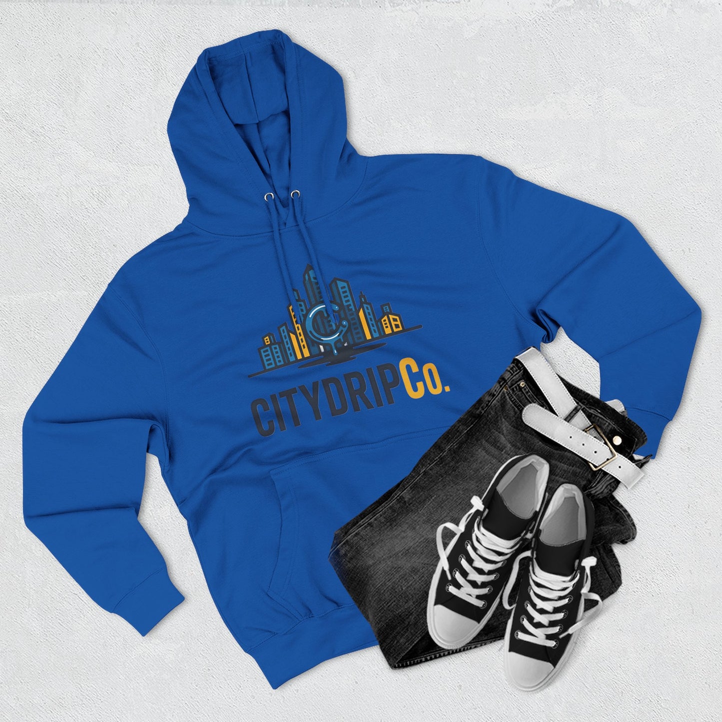 Citydripco. Urban Cityscape Fleece Hoodie - Cozy, Streetwear Style for Comfy Days, Perfect Gift for City Lovers, Iconic Design, Unisex Hoodie, [...]