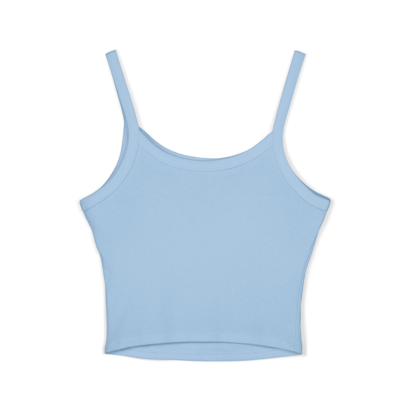 City C Cityscape Crop Top — Women's Spaghetti Strap Tank with Urban Skyline Graphic