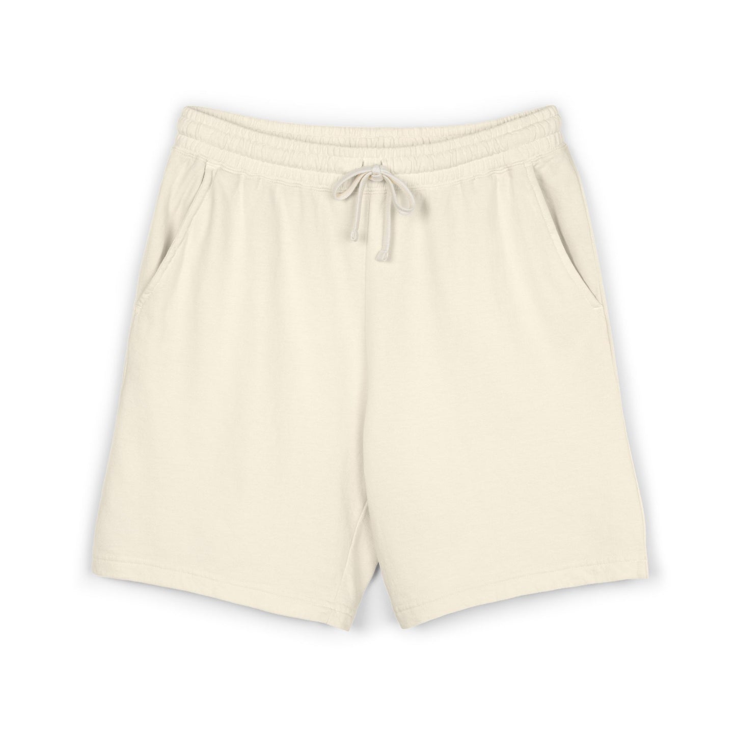 Lightweight Fleece Sweat Shorts — Garment-Dyed Casual Beach & Lounge Shorts