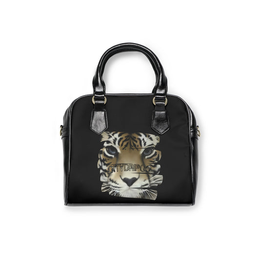 City Tiger Shoulder Handbag | Stylish Faux Leather Tote for Animal Lovers