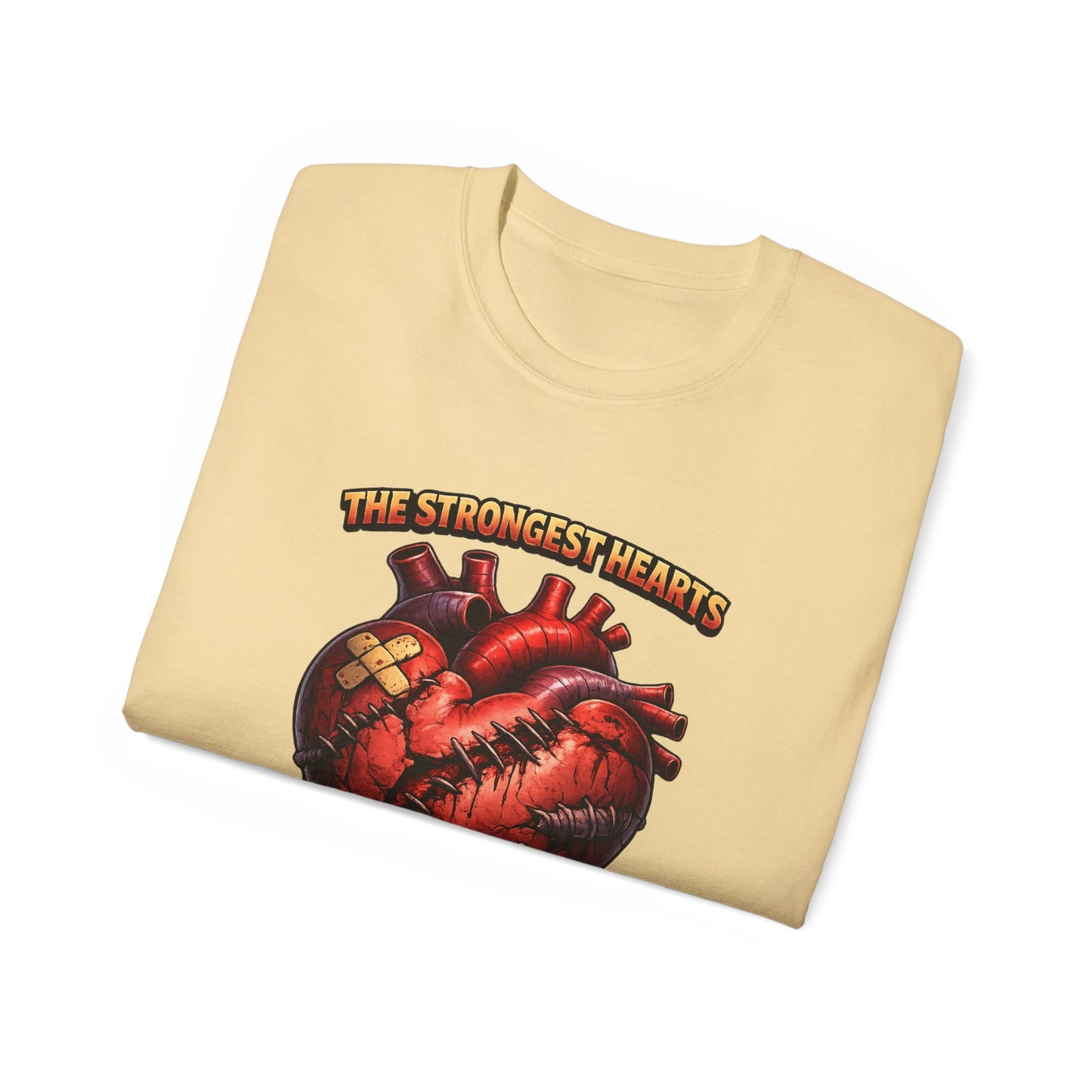 Citydripco — "The Strongest Hearts Have the Deepest Scars" Anatomical Heart Design
