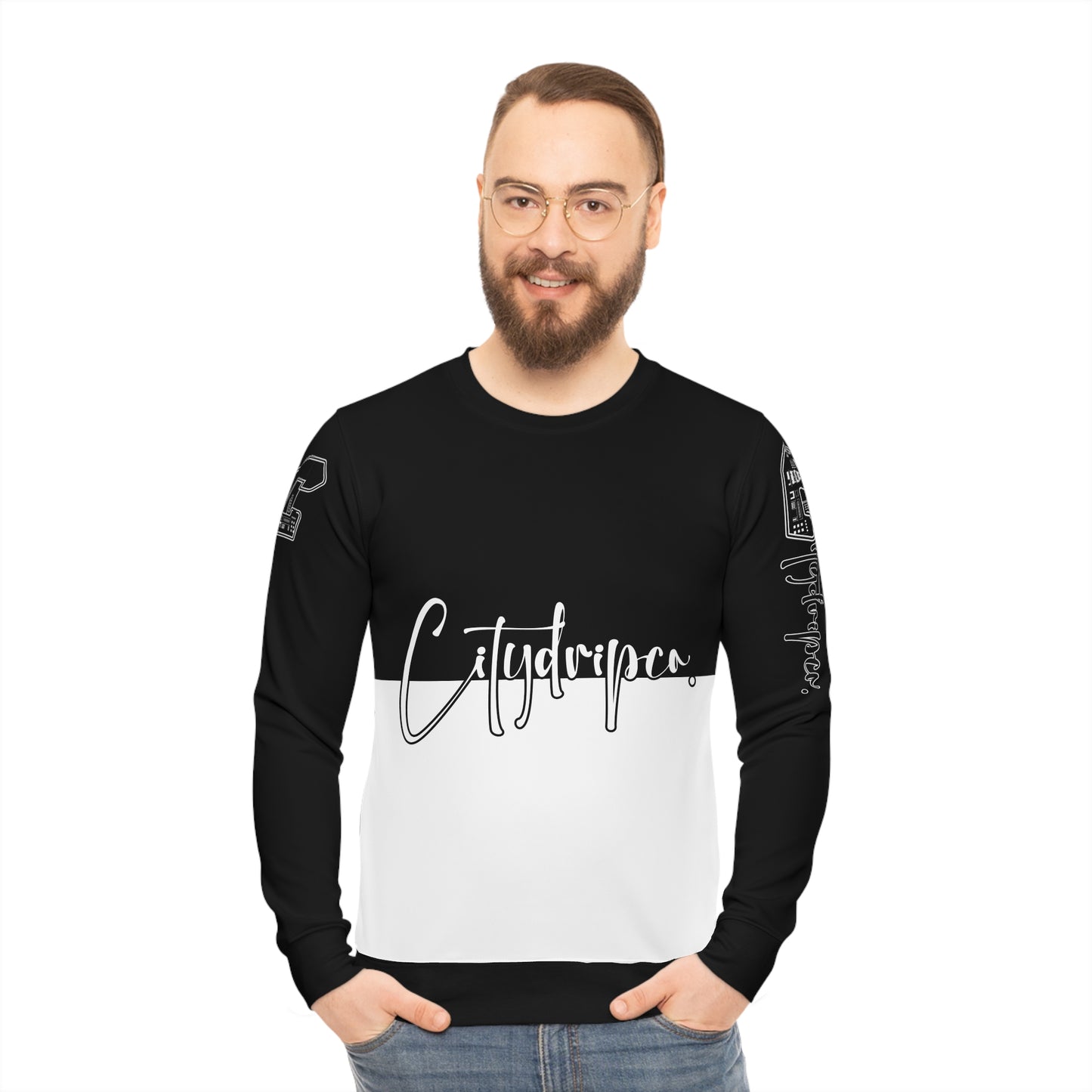 A Citydripco City C Lightweight Sweatshirt - Cozy Urban Fashion, Casual Wear, Trendy Layering Piece, Gift for Friends, Streetwear Essential