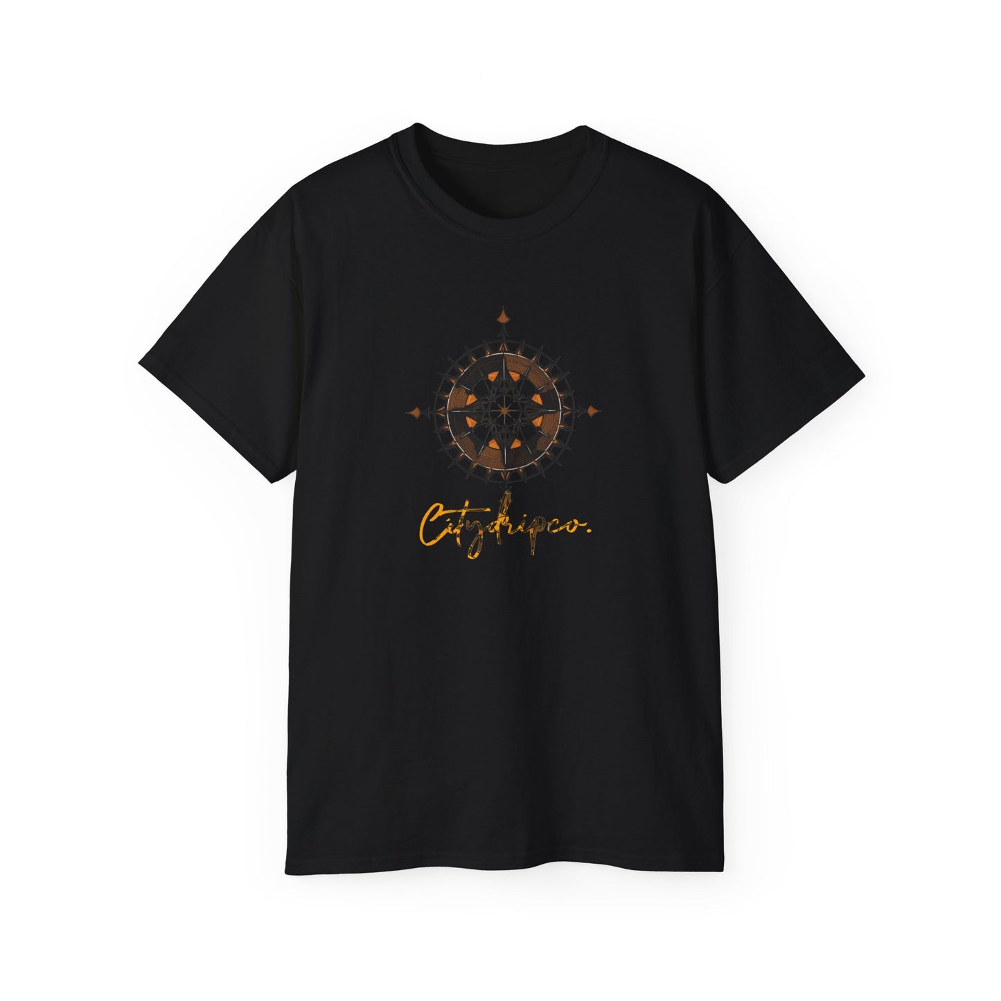 Citydripco. Cotton Compass Tee | Adventure Shirt, Gift for Explorers, Travel T-Shirt, Boho Style Tee, Unique Graphic Shirt