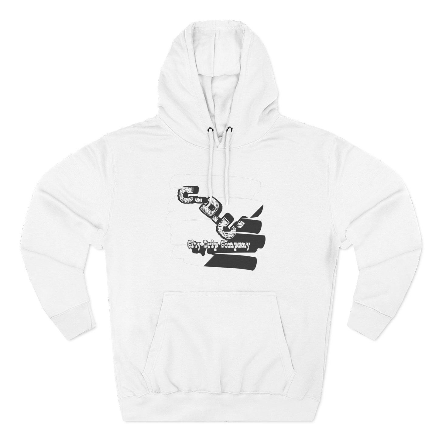 C.D.C. Signature Three-Panel Fleece Hoodie