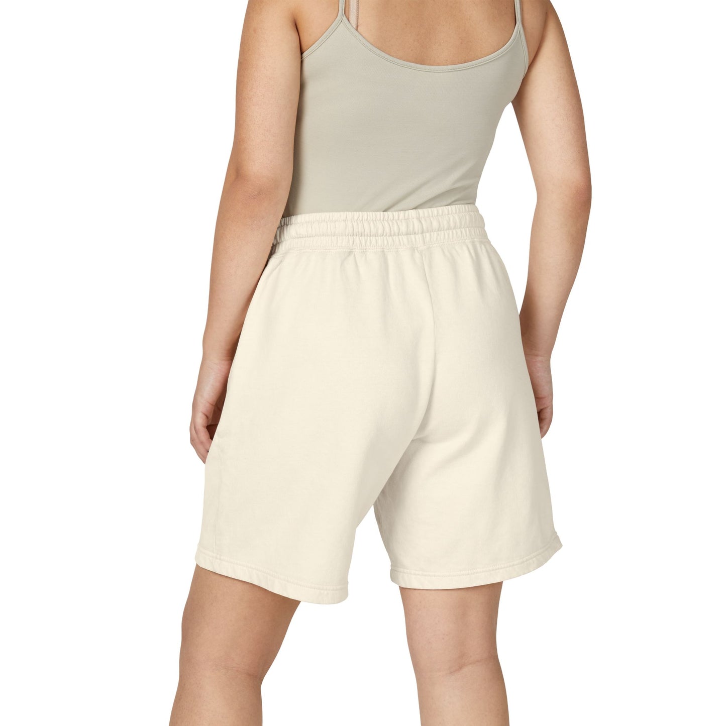 Lightweight Fleece Sweat Shorts — Garment-Dyed Casual Beach & Lounge Shorts