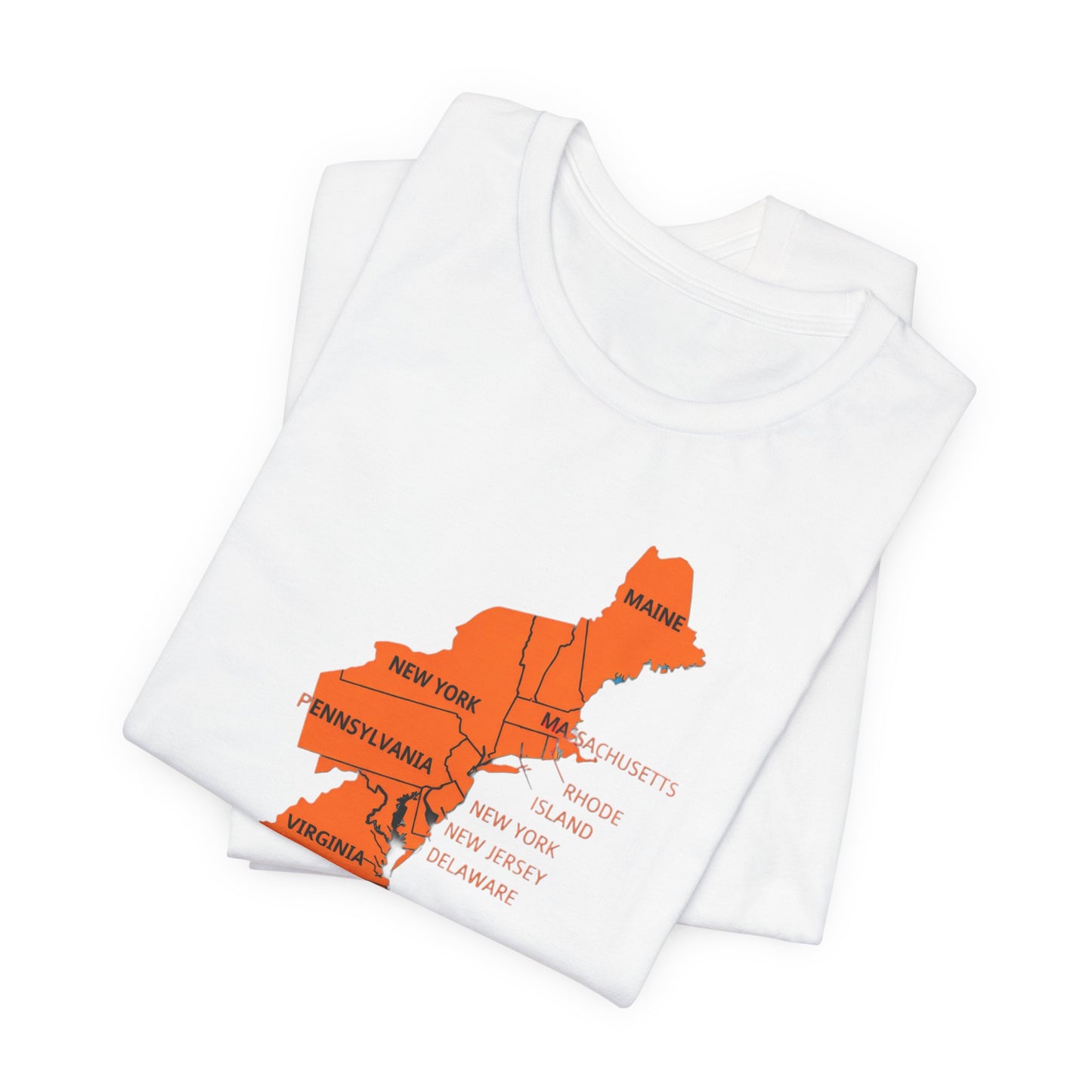 Eastern Seaboard Map Tee — "I Hustled the Eastern Seaboard" Travel T‑Shirt