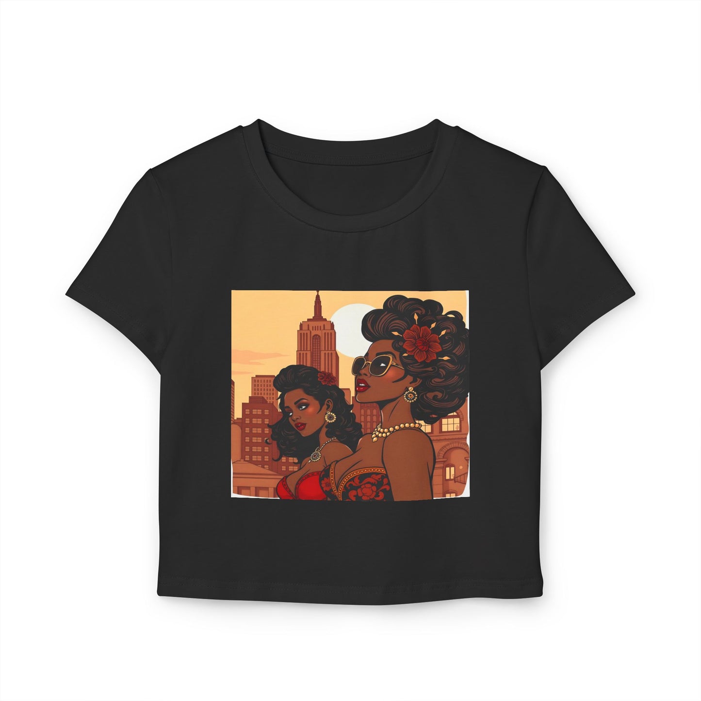 Homegirl Baby Tee for Women - Vintage Style Fashion Top