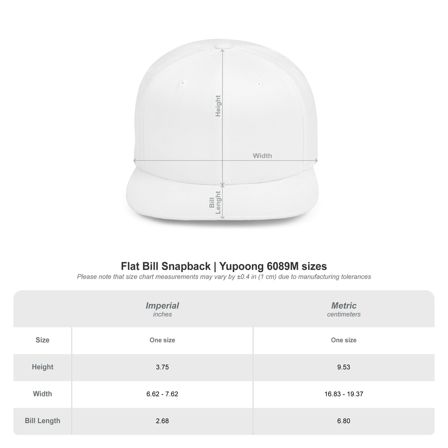City  Skyline C Patch Flat Bill Snapback Hat