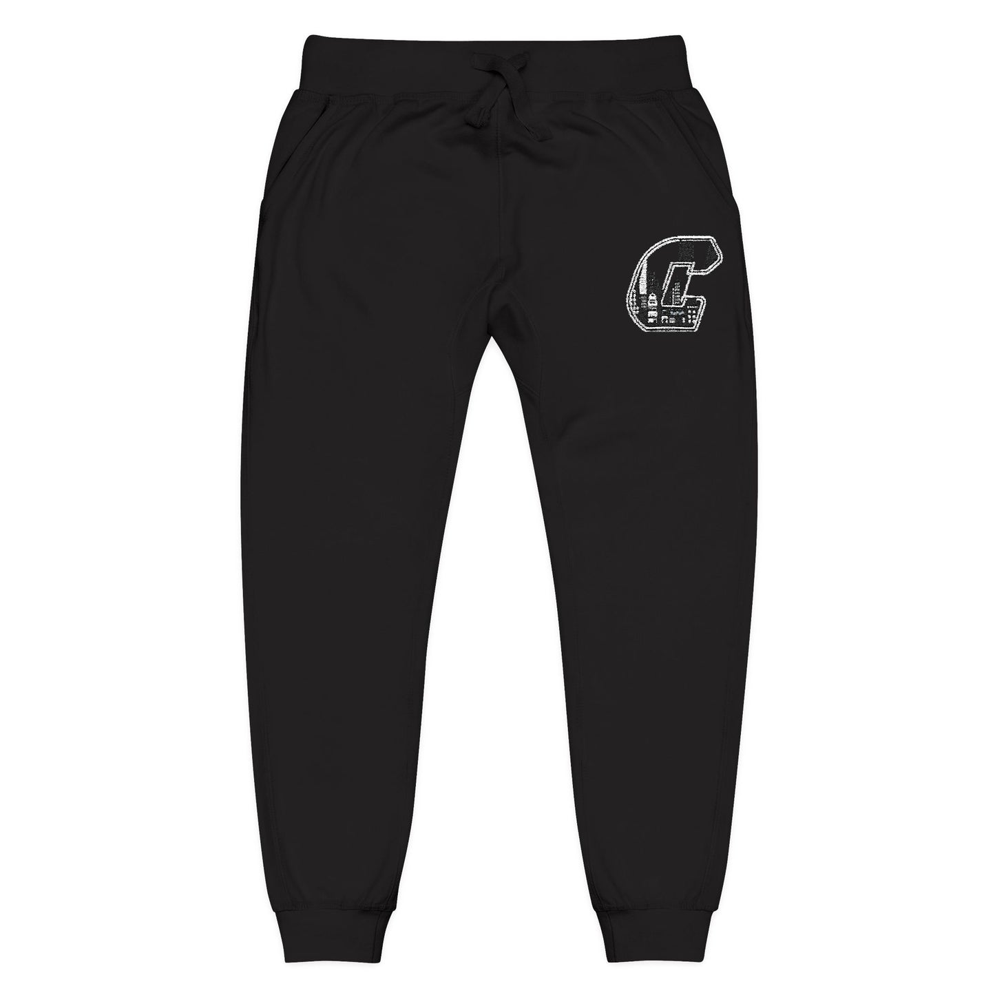A Citydripco. City C Unisex Fleece Sweatpants with Embroidery, Cozy Lounge Pants, Ideal Gift for Her or Him, Perfect for Relaxation, Winter Wear, Casual Style