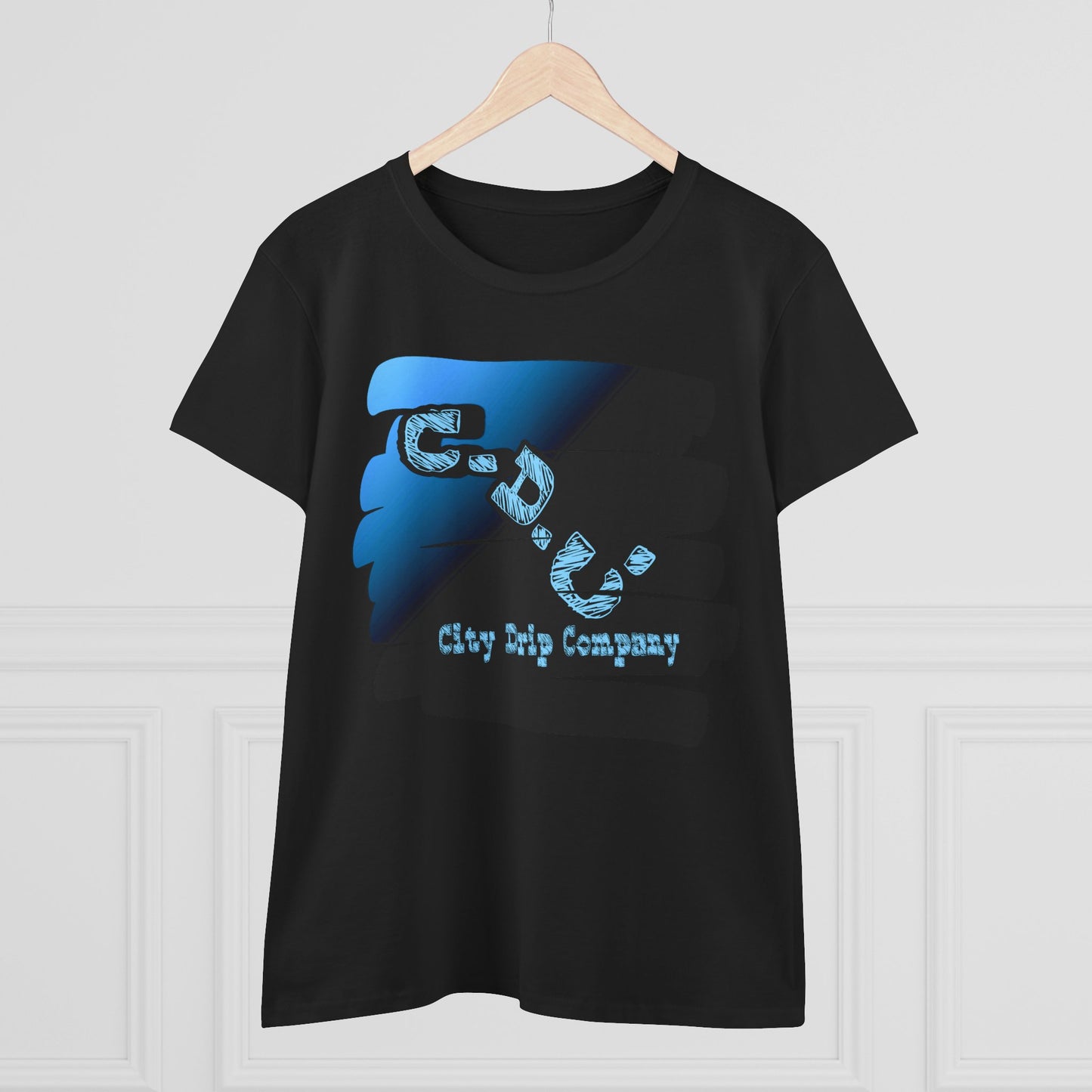 Citydripco. Signature Women's Cotton Tee - City Drip Company Graphic Tee