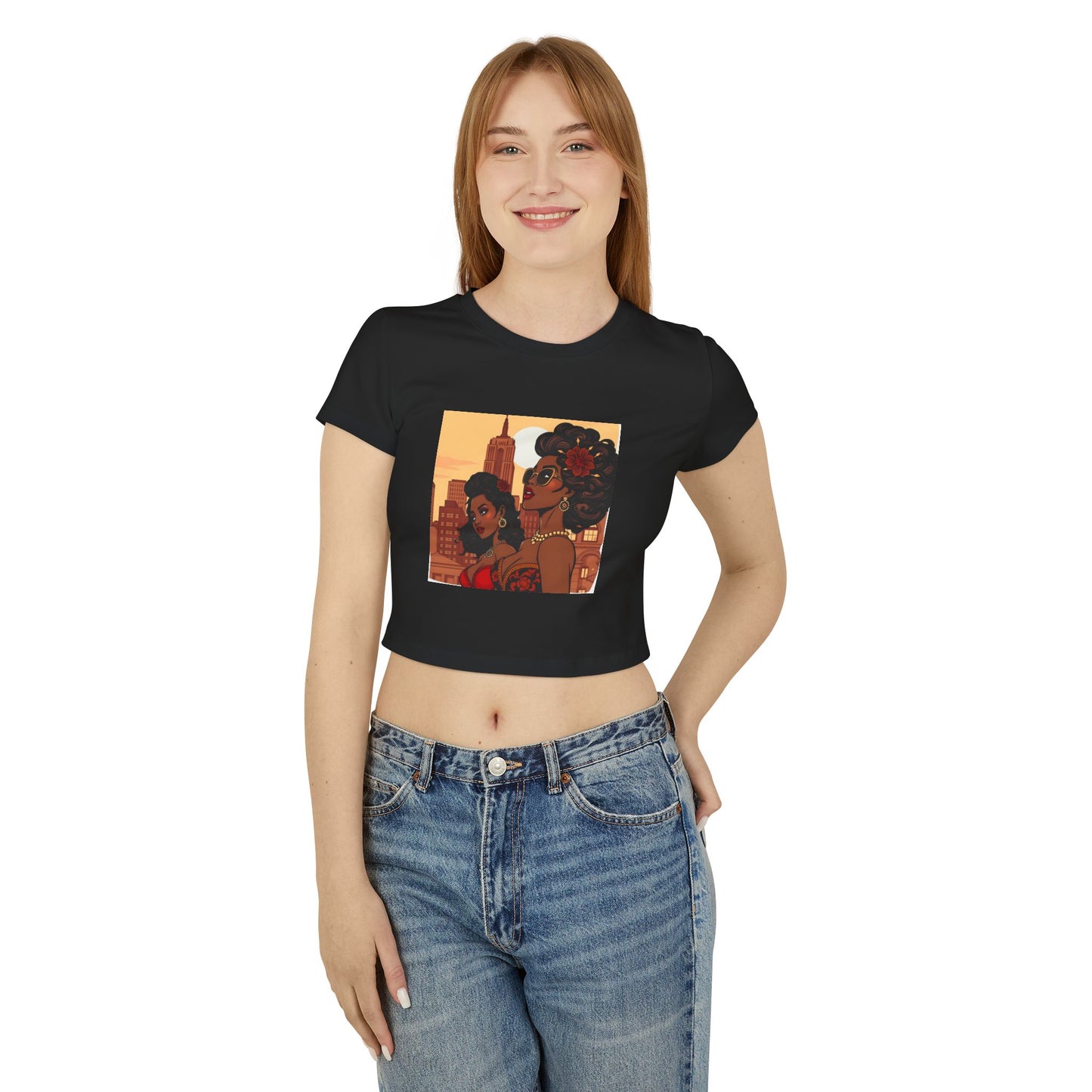Homegirl Baby Tee for Women - Vintage Style Fashion Top