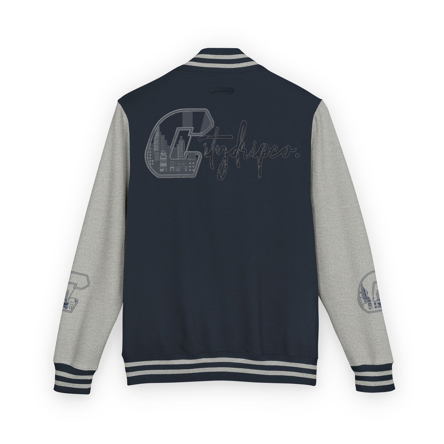 A Citydripco. City C Unisex Heavyweight Letterman Jacket, Vintage Style Varsity Jacket, Custom Letterman Jacket, Personalized Sports Jacket, College Spirit Wear
