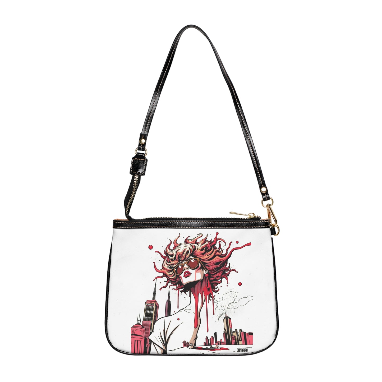 Red City Chic Small Shoulder Bag