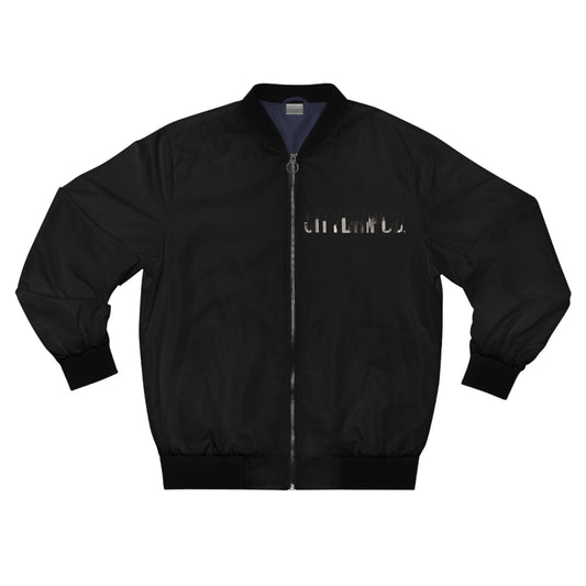 A Citydripco. Letter City Men's Bomber Jacket - Modern Fashion, Streetwear, Casual, Layering, Gift Idea