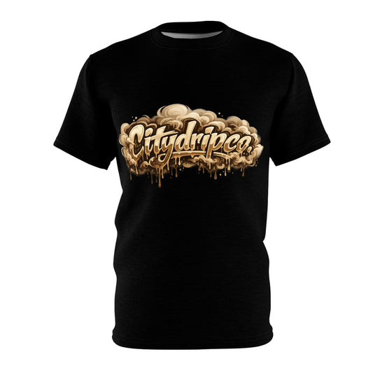 Citydripco Chocolate Graffiti T-Shirt — Retro Streetwear Logo Tee