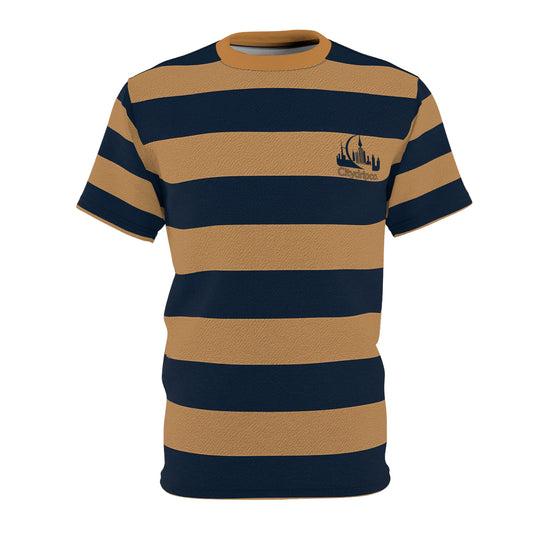 A Citydripco Striped Unisex Tee - Casual Summer Vibes, Perfect for Everyday Wear, Gift for Friends, Holiday Style, Trendy Fashion
