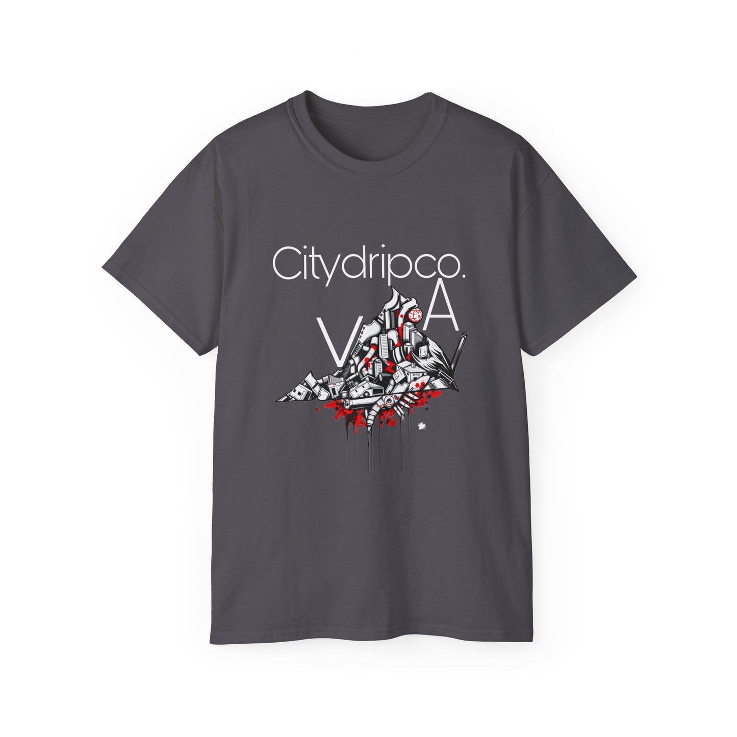 Citydripco. Virginia Unisex Ultra Cotton Tee - Urban Vibe Graphic T-Shirt