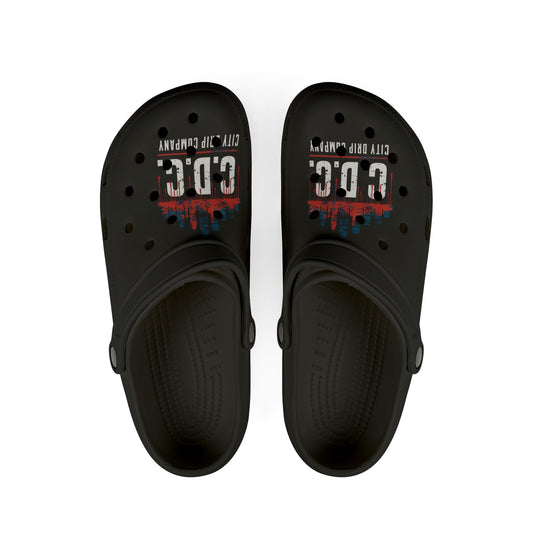 Mens Citydripco.  Red &Blue City Stylish EVA Foam Clogs with City Grip Design