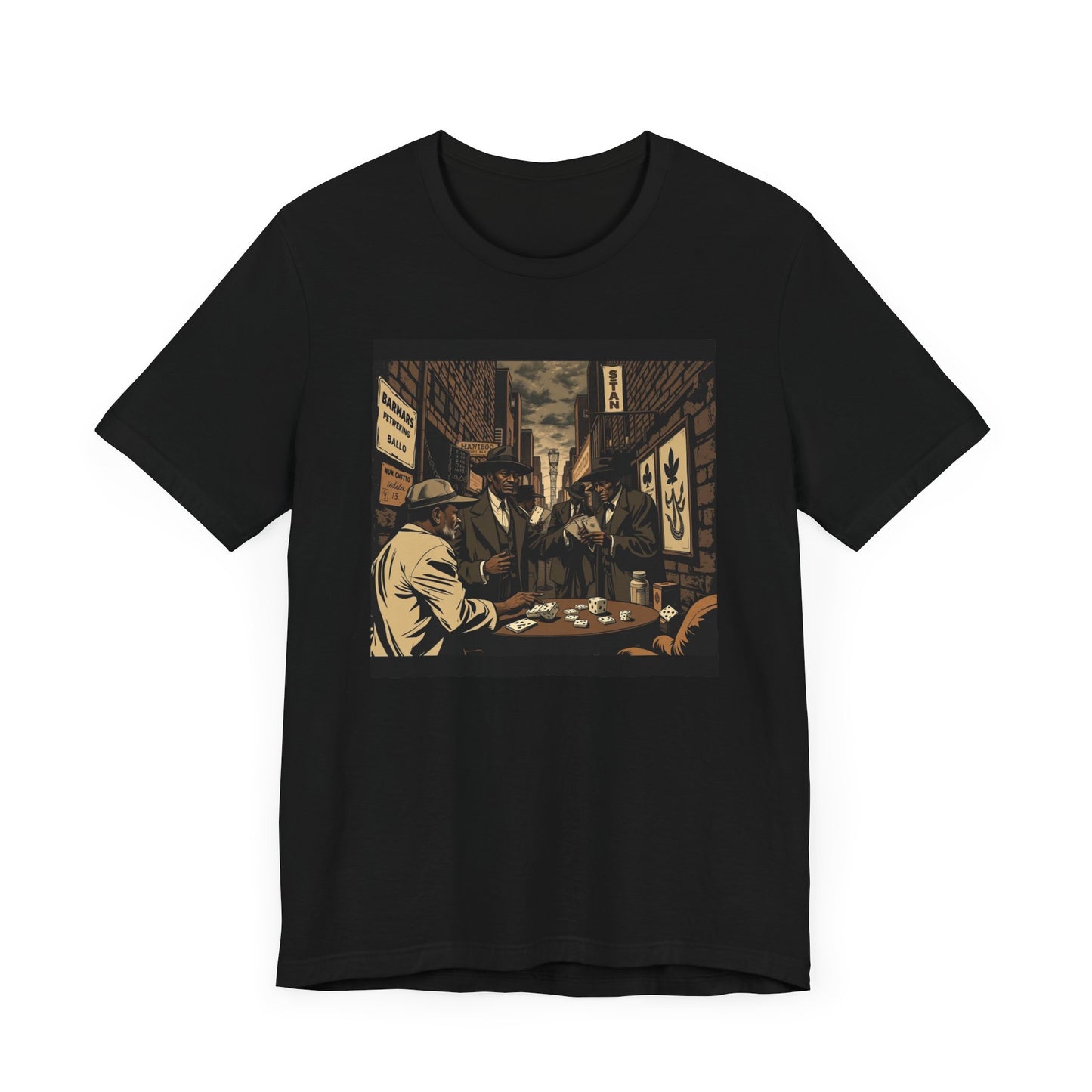 Black Card Game Tee – Cool Graphic for Casual Style