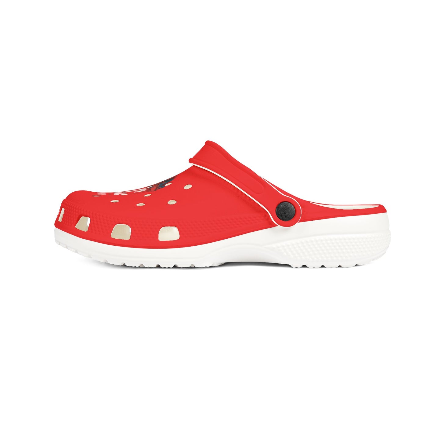 Mens Citydripco. Red & Blue City Style EVA Foam Slippers - Comfortable & Trendy Red Clogs