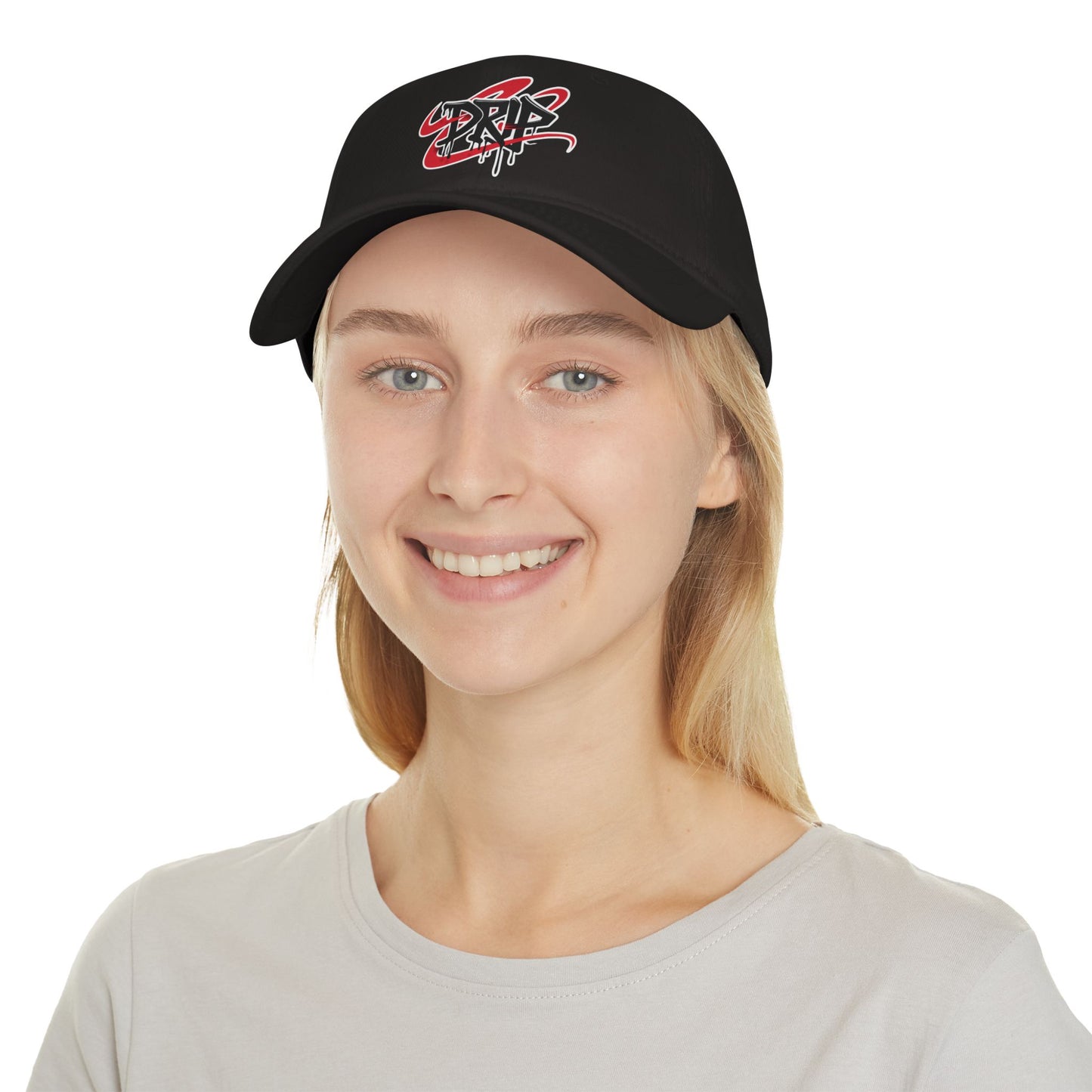 City Drip Co. Swoosh Style Low Profile Baseball Cap | Casual Streetwear, Gift for Him/Her, Fashion Accessory, Trendy Summer Hat, Graphic Cap