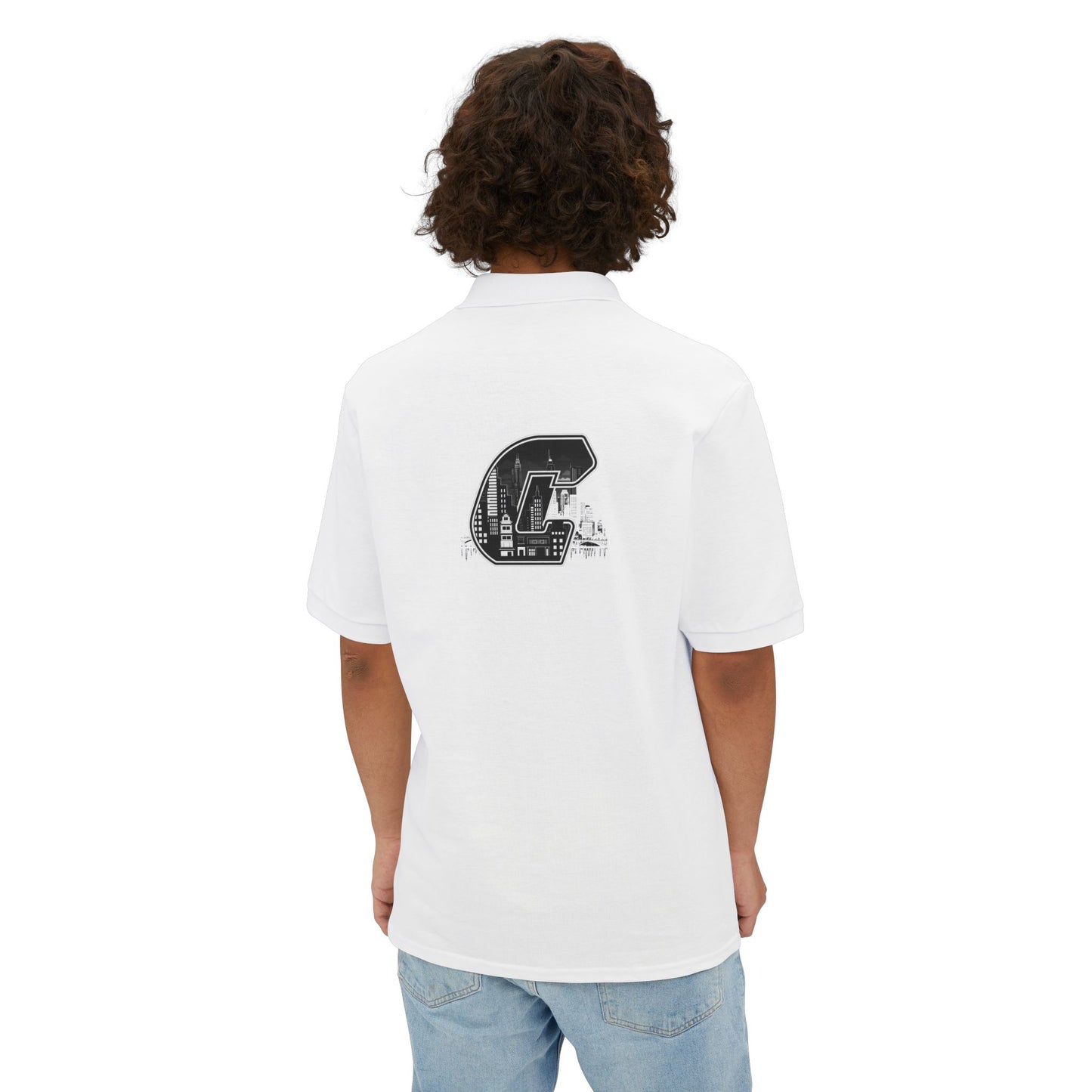 A CityDripCo. Skyline Polo — Men’s Graphic Polo Shirt