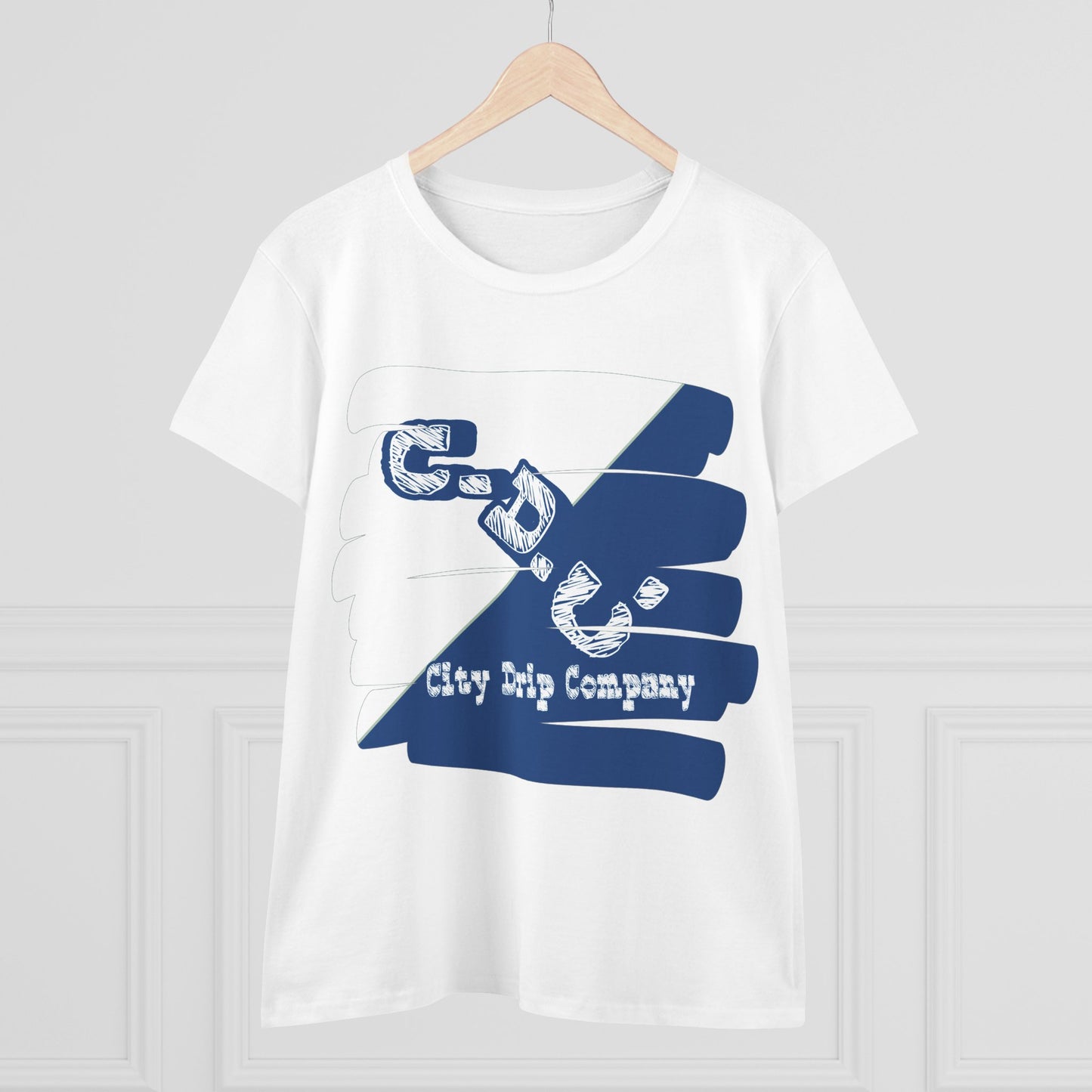 Citydripco. Signature Women's Midweight Cotton Tee - Perfect for Travel Enthusiasts