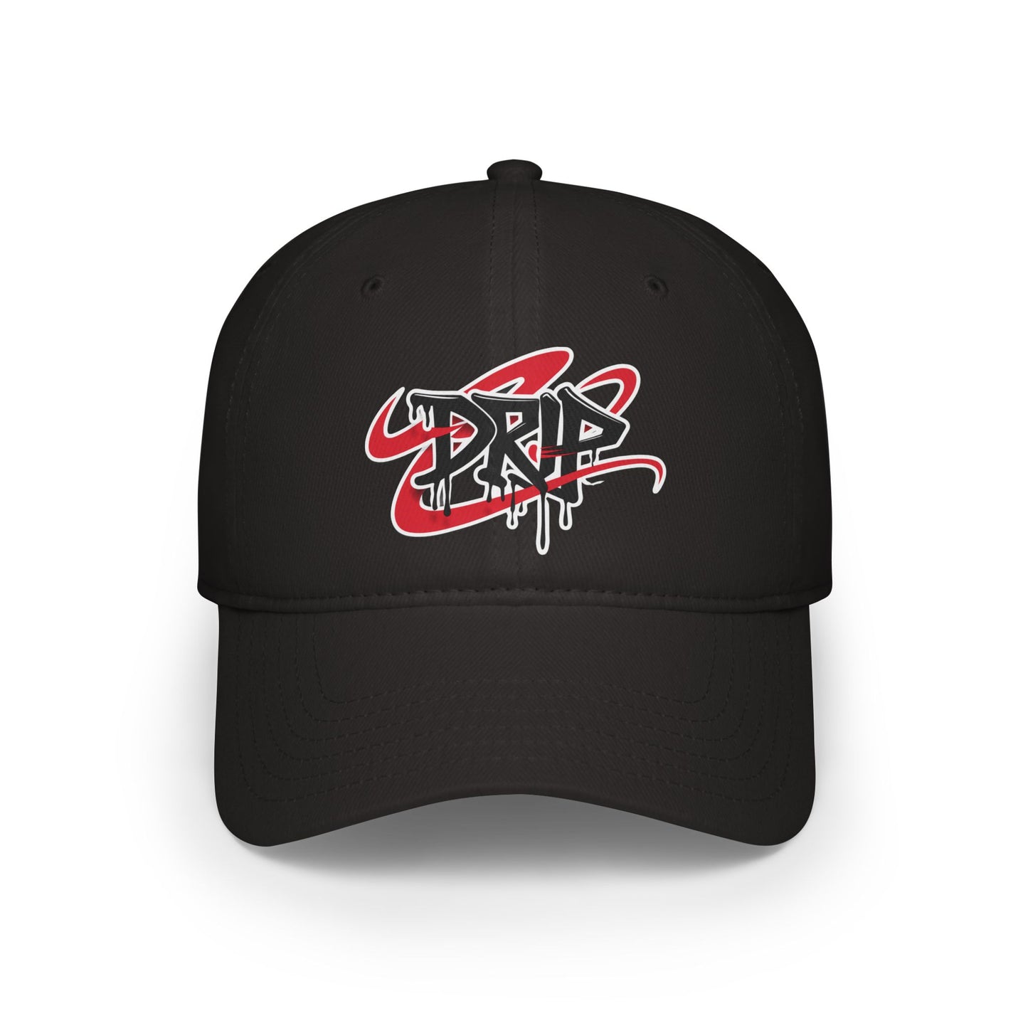 City Drip Co. Swoosh Style Low Profile Baseball Cap | Casual Streetwear, Gift for Him/Her, Fashion Accessory, Trendy Summer Hat, Graphic Cap