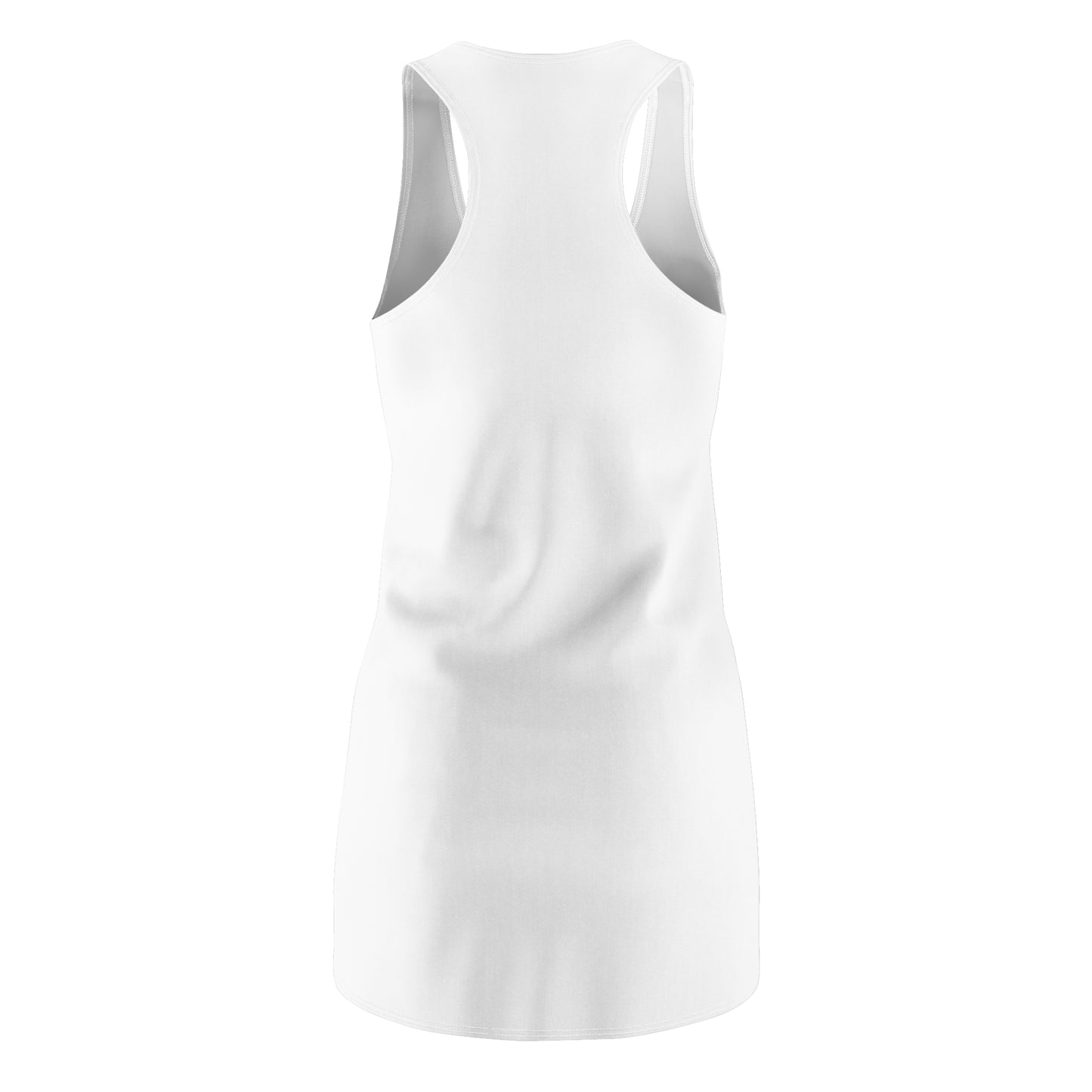 Red Drip Chic Women's Racerback Dress - Retro Street Art Design
